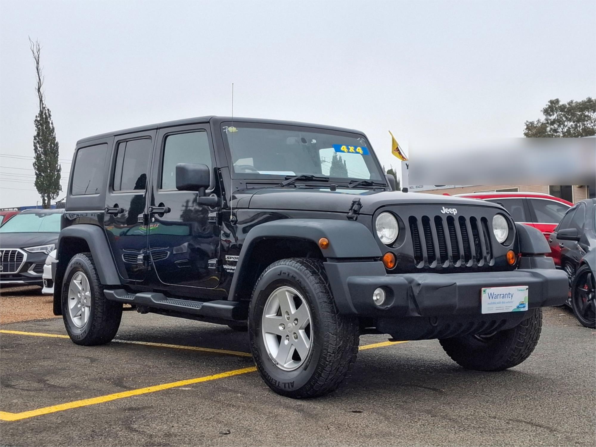 2014 JEEP WRANGLER JK MY14 UNLIMITED SPORT 5 SP AUTOMATIC (4X4) 2D SOFTTOP