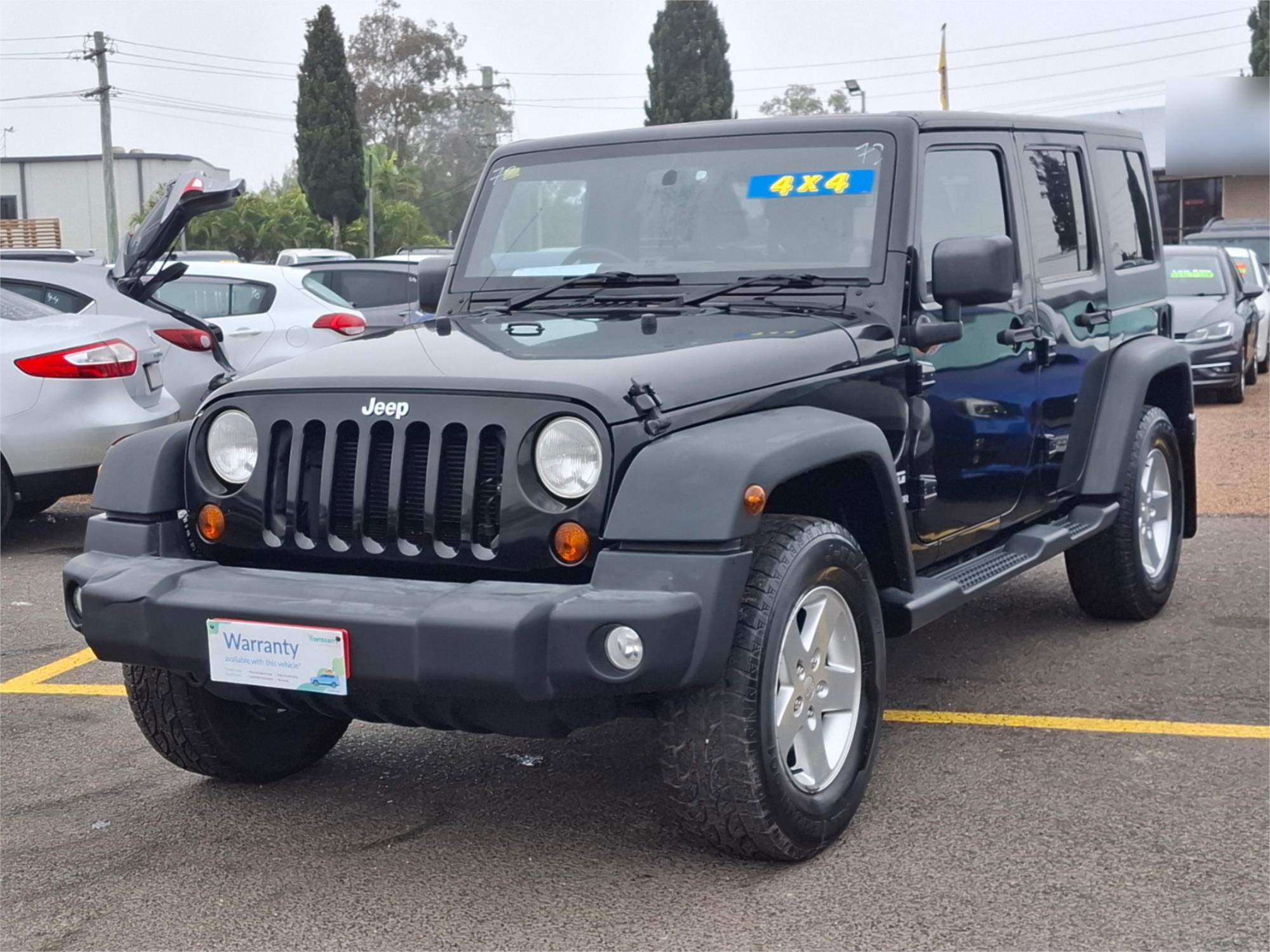 2014 JEEP WRANGLER JK MY14 UNLIMITED SPORT 5 SP AUTOMATIC (4X4) 2D SOFTTOP