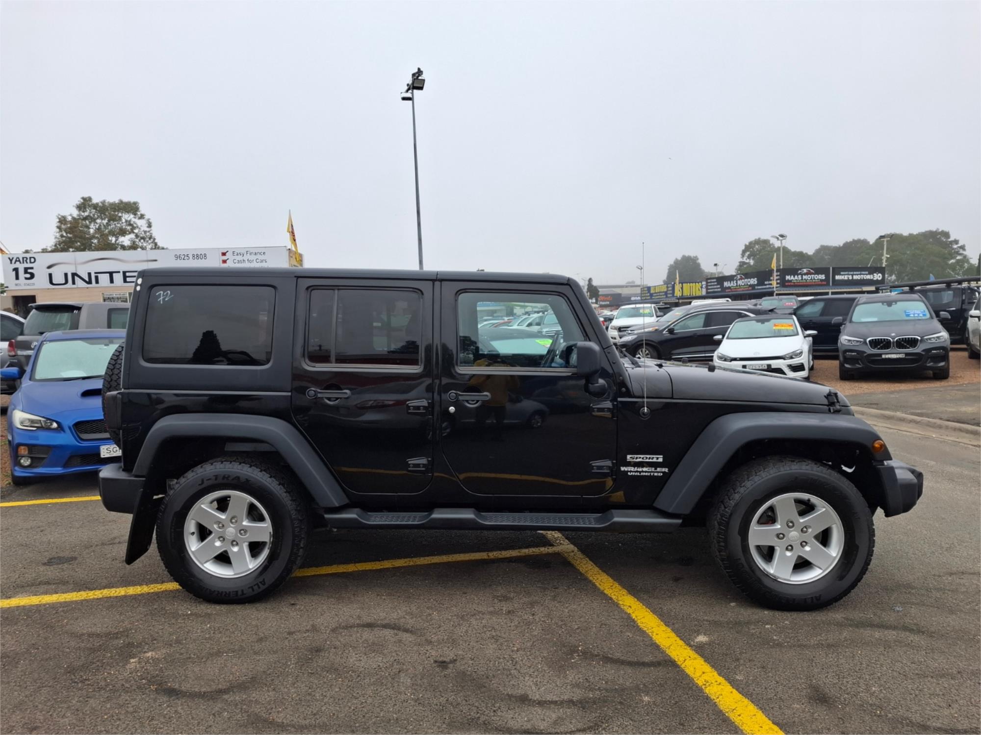 2014 JEEP WRANGLER JK MY14 UNLIMITED SPORT 5 SP AUTOMATIC (4X4) 2D SOFTTOP