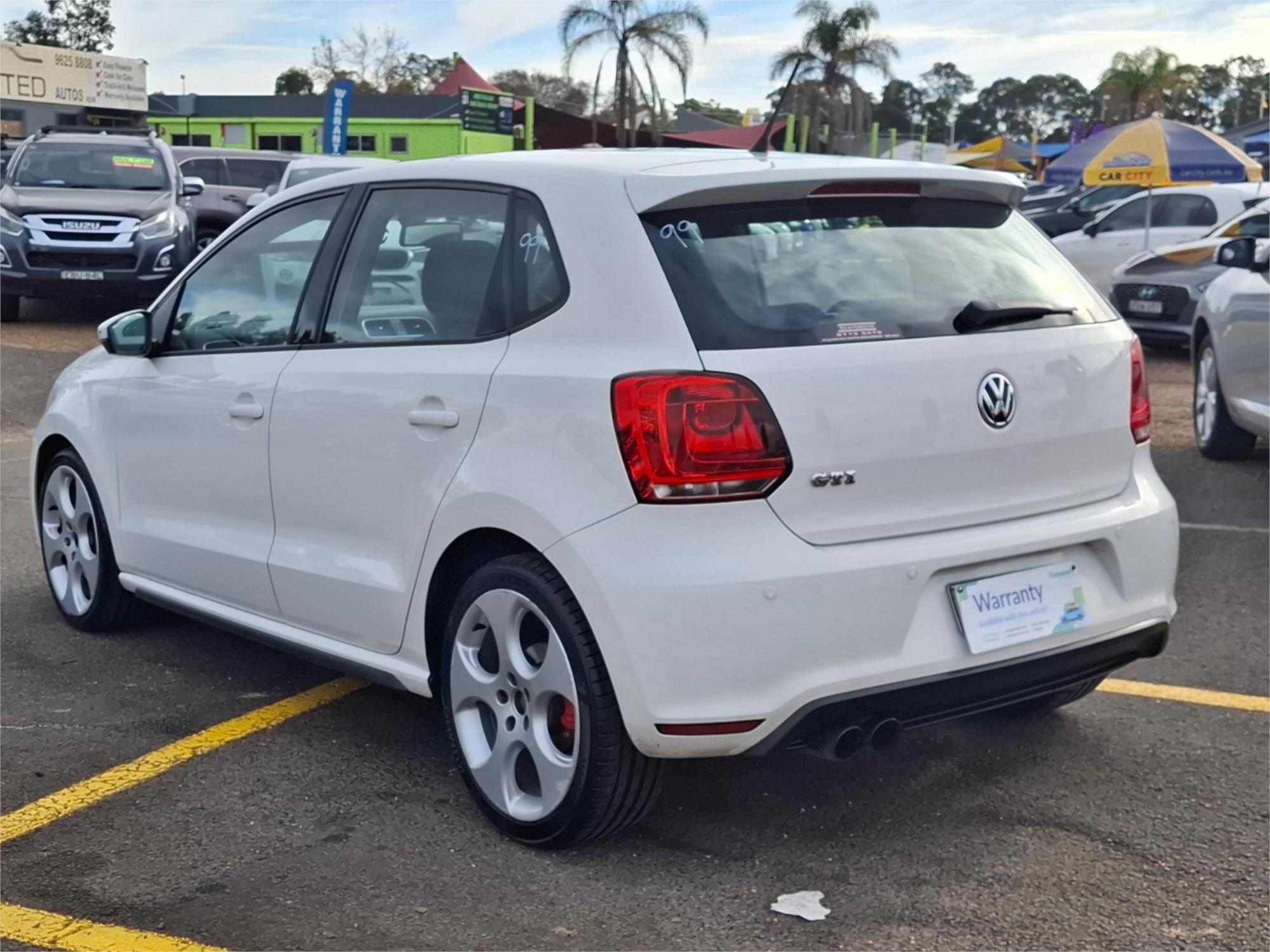 2011 VOLKSWAGEN POLO 6R MY11 GTI 7 SP AUTO DIRECT SHIFT 5D HATCHBACK