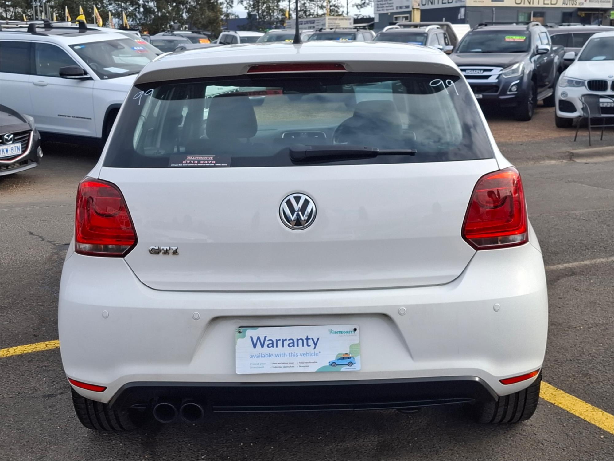 2011 VOLKSWAGEN POLO 6R MY11 GTI 7 SP AUTO DIRECT SHIFT 5D HATCHBACK