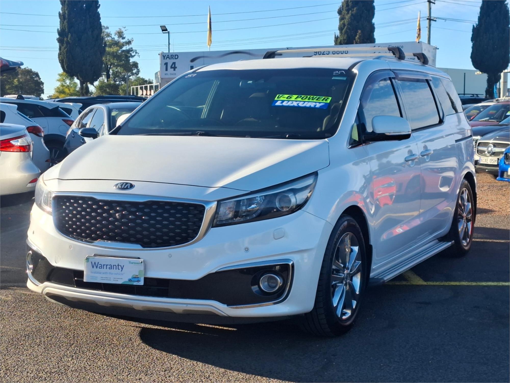 2017 KIA CARNIVAL YP MY17 PLATINUM 6 SP AUTOMATIC 4D WAGON