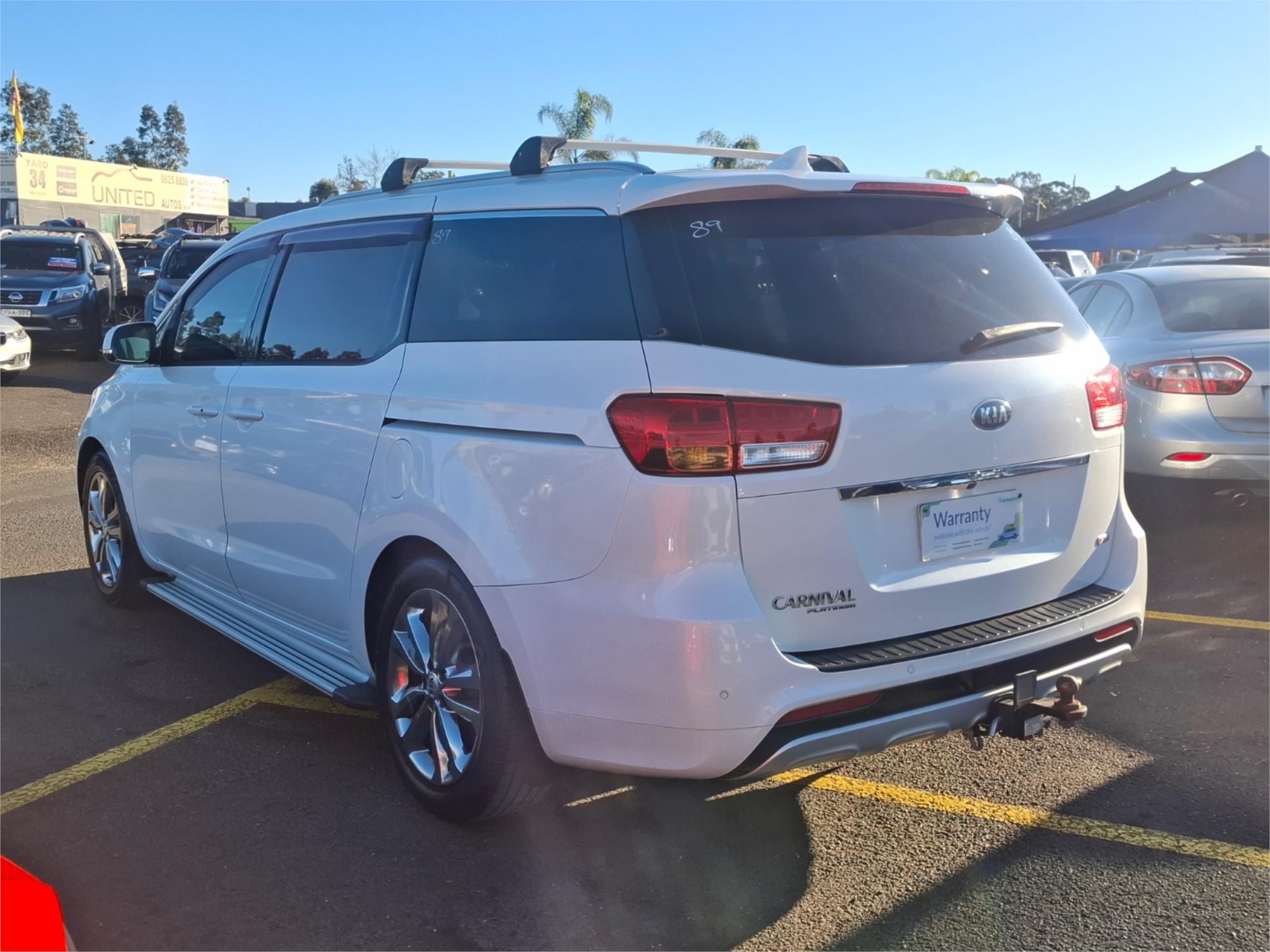 2017 KIA CARNIVAL YP MY17 PLATINUM 6 SP AUTOMATIC 4D WAGON