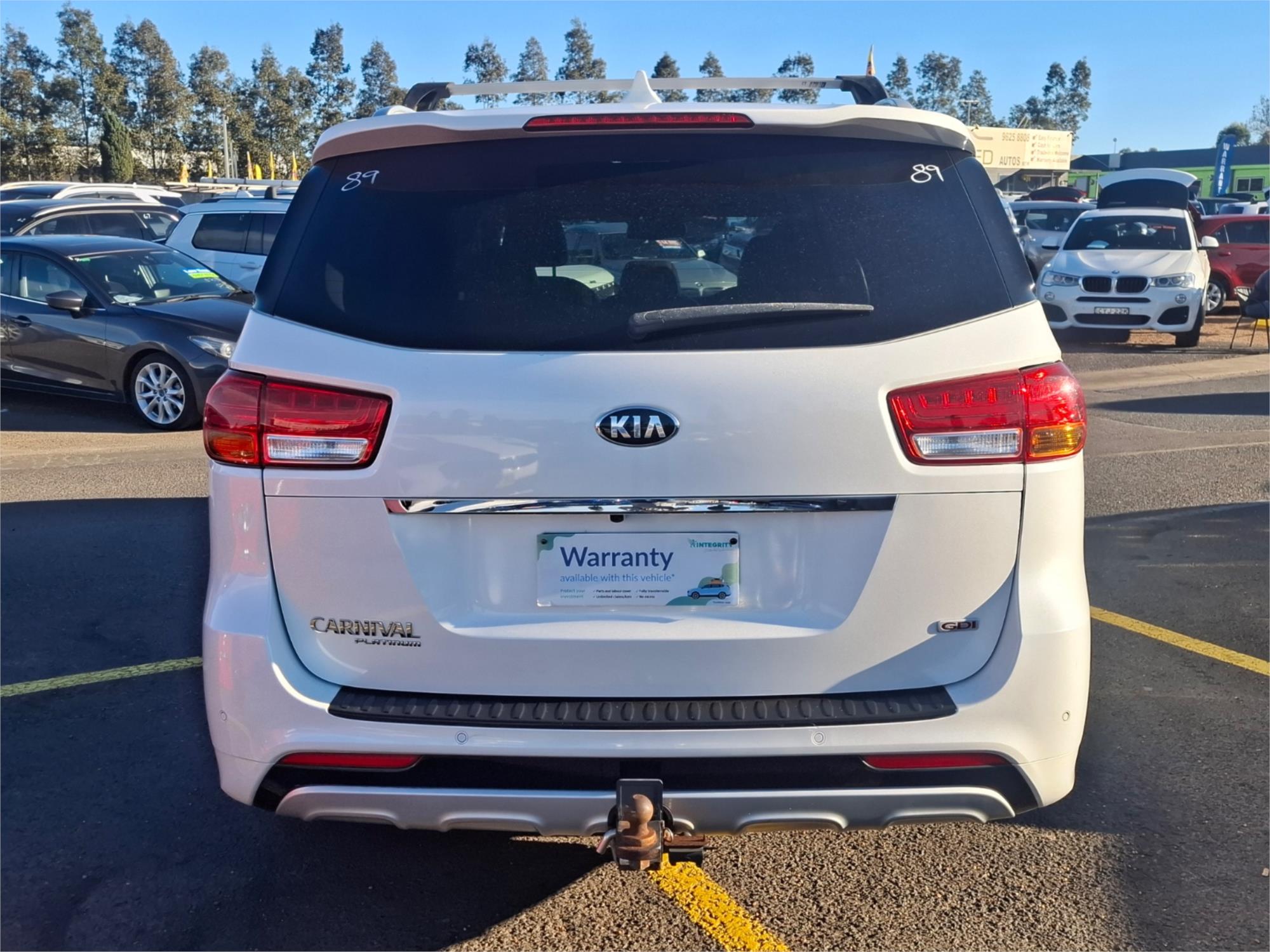 2017 KIA CARNIVAL YP MY17 PLATINUM 6 SP AUTOMATIC 4D WAGON