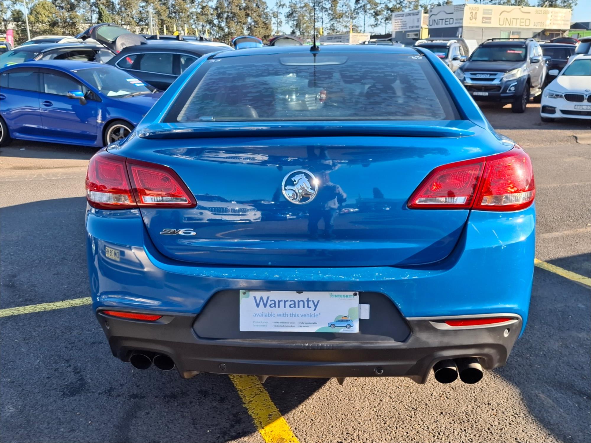 2013 HOLDEN COMMODORE VF SV6 6 SP AUTOMATIC 4D SEDAN