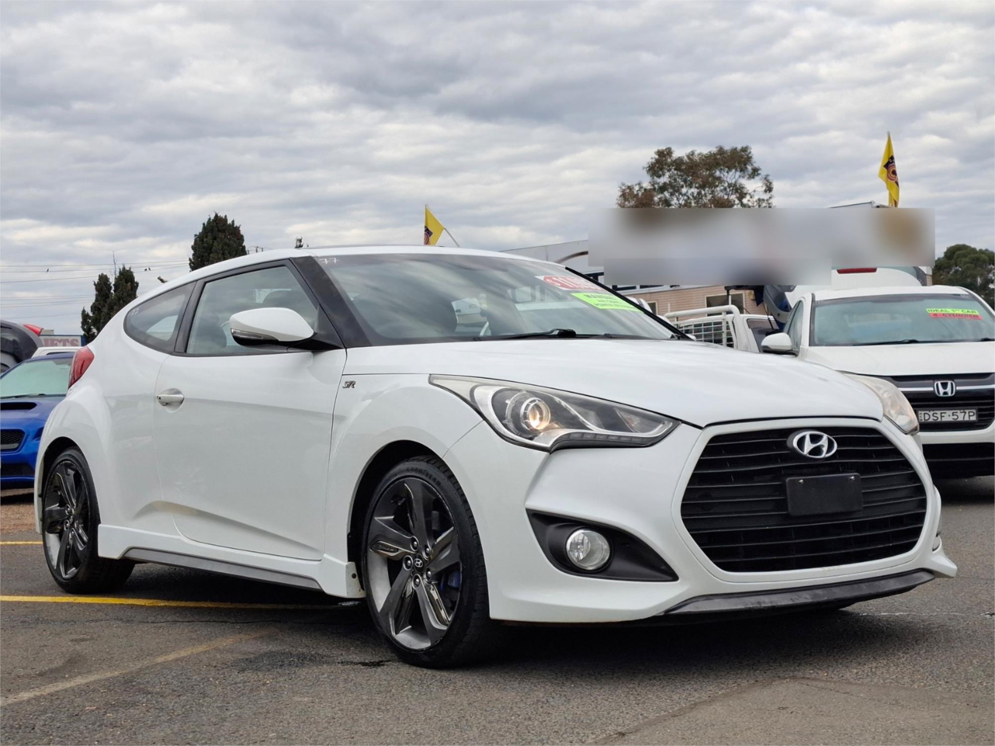 2014 HYUNDAI VELOSTER FS3 SR TURBO 6 SP MANUAL 3D COUPE
