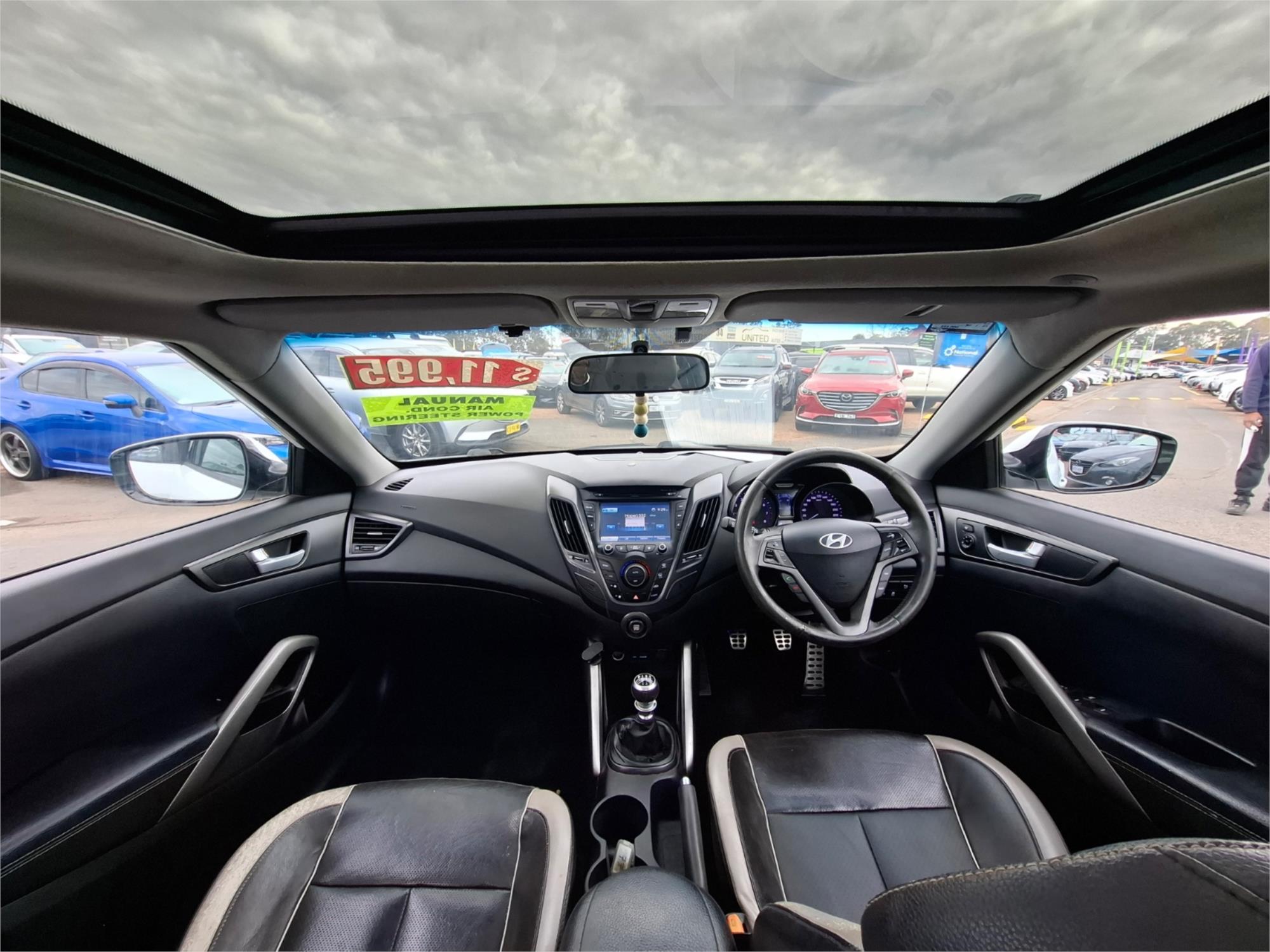 2014 HYUNDAI VELOSTER FS3 SR TURBO 6 SP MANUAL 3D COUPE