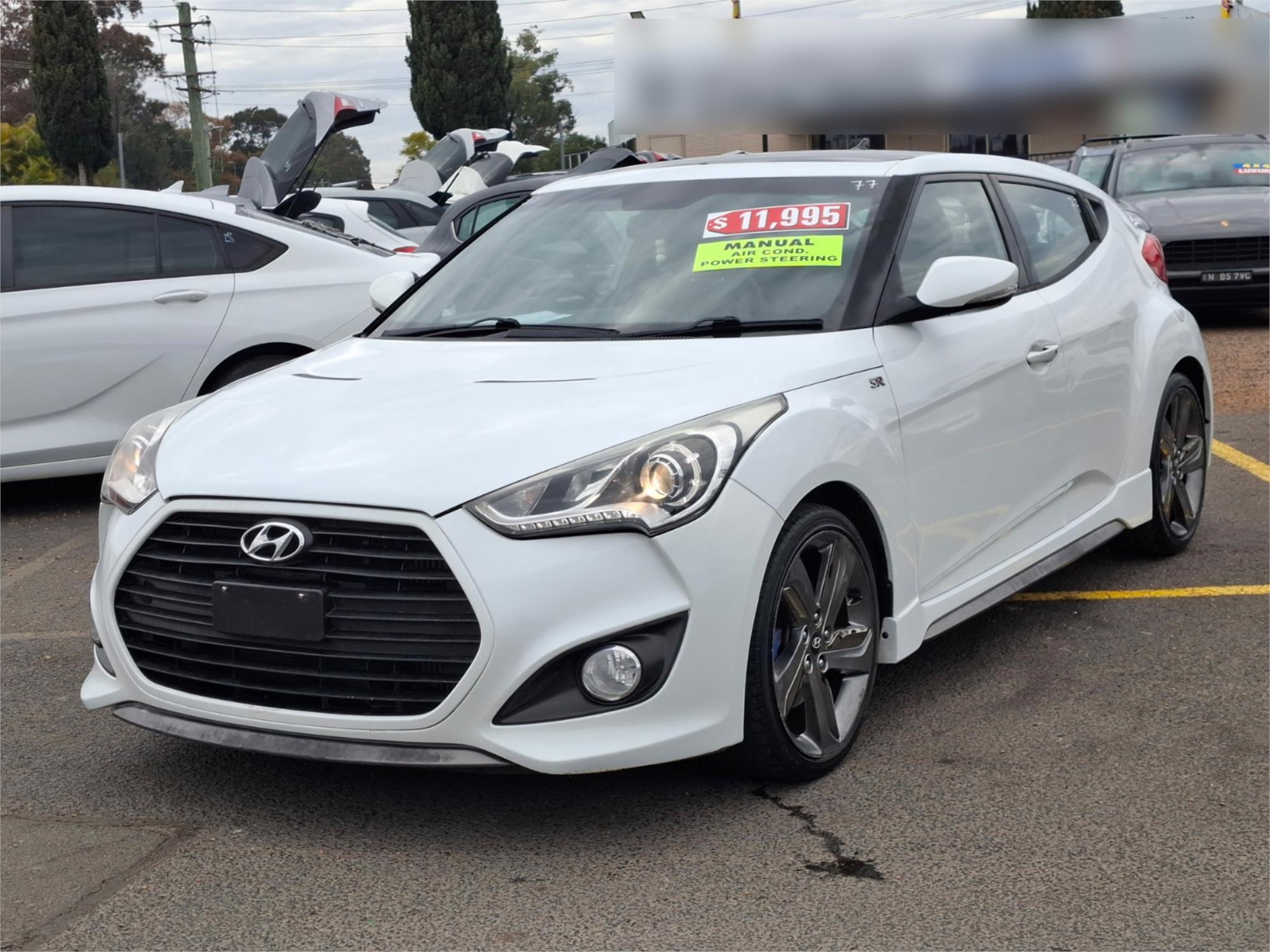 2014 HYUNDAI VELOSTER FS3 SR TURBO 6 SP MANUAL 3D COUPE