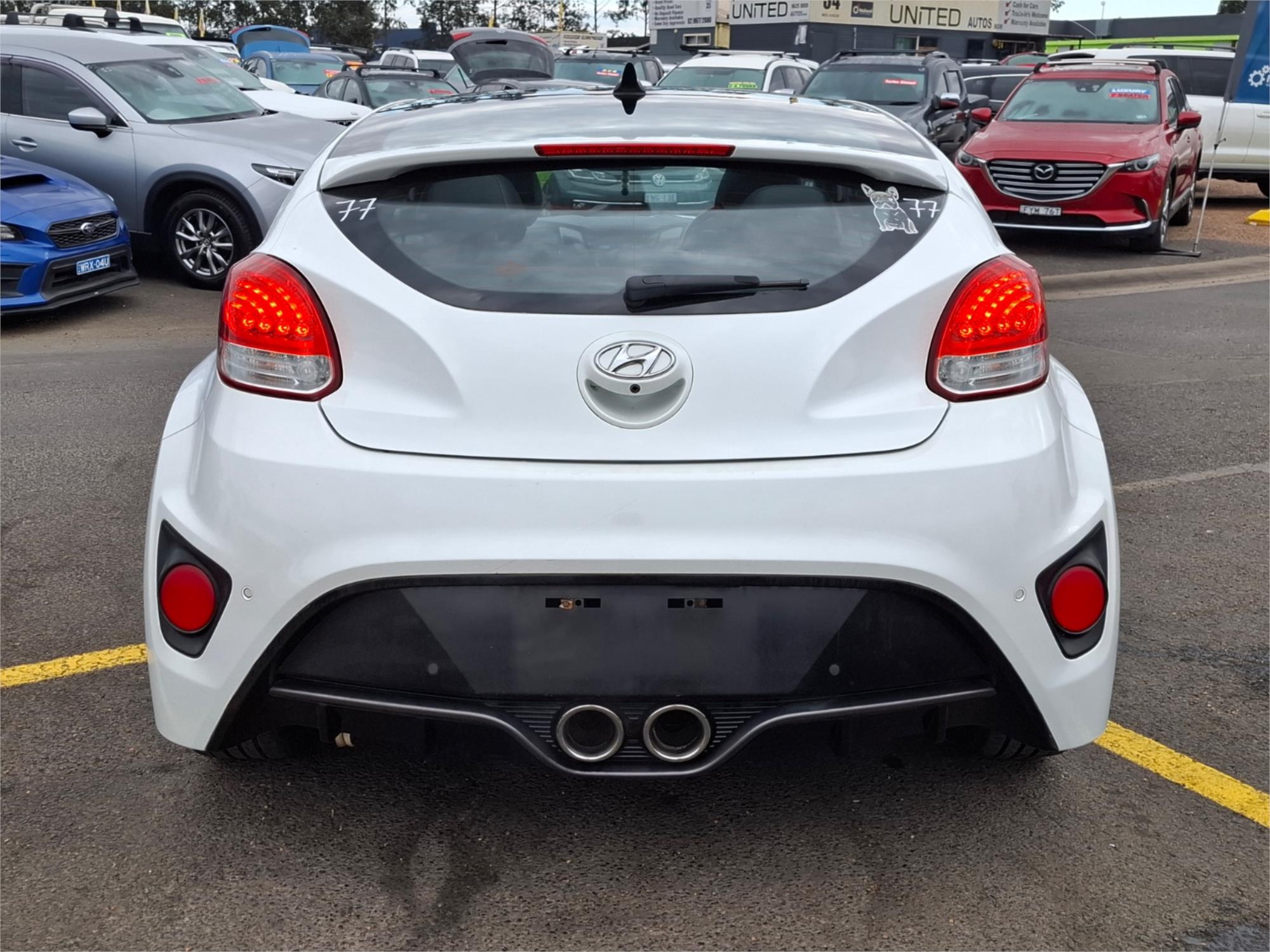 2014 HYUNDAI VELOSTER FS3 SR TURBO 6 SP MANUAL 3D COUPE