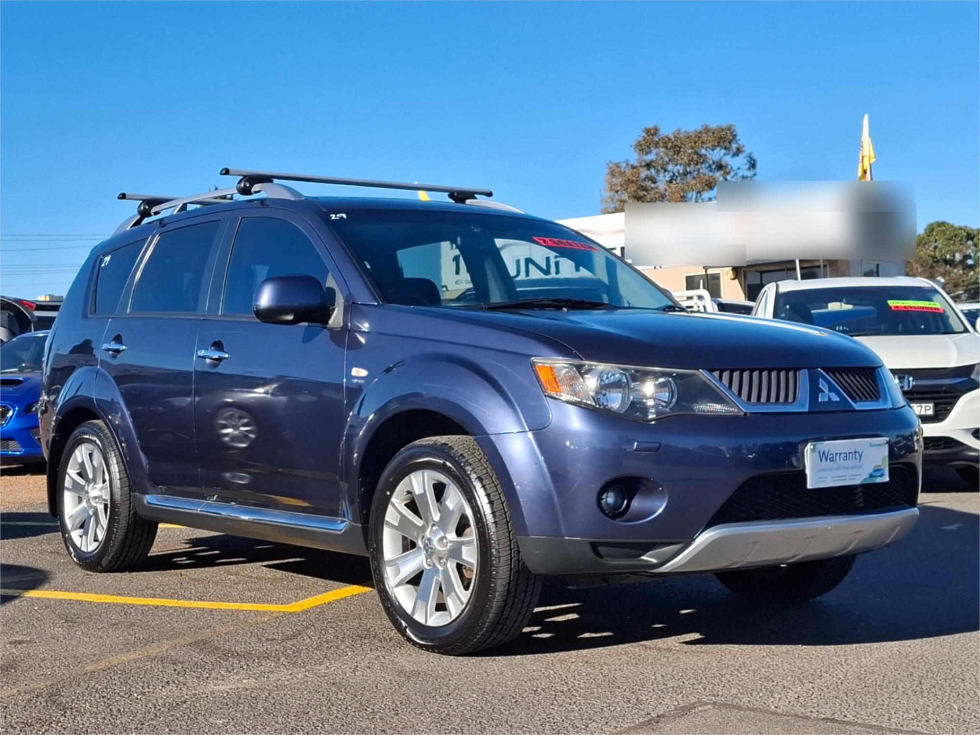 2008 MITSUBISHI OUTLANDER ZG MY08 VR-X 6 SP AUTO SPORTS MODE 4D WAGON