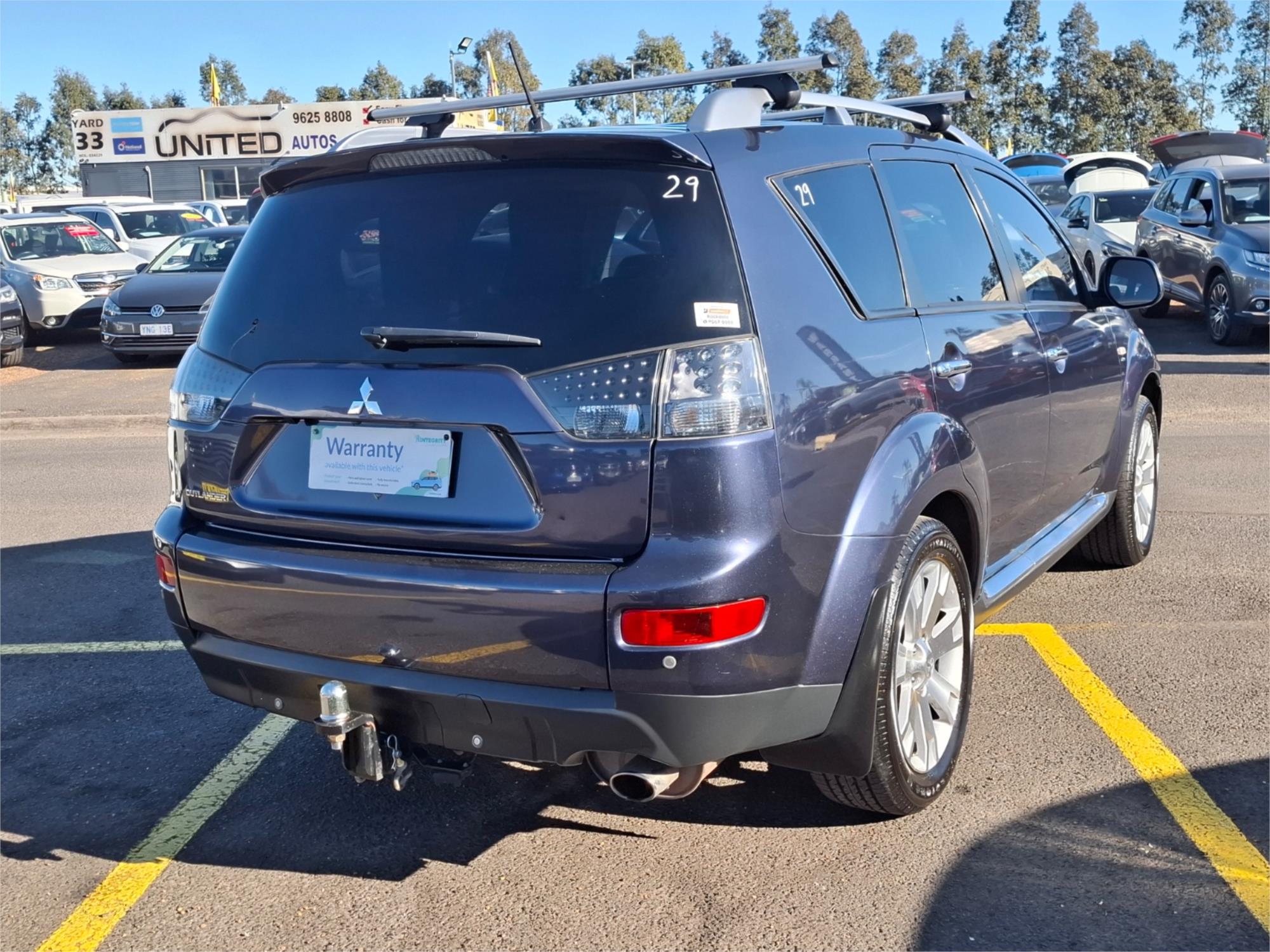 2008 MITSUBISHI OUTLANDER ZG MY08 VR-X 6 SP AUTO SPORTS MODE 4D WAGON