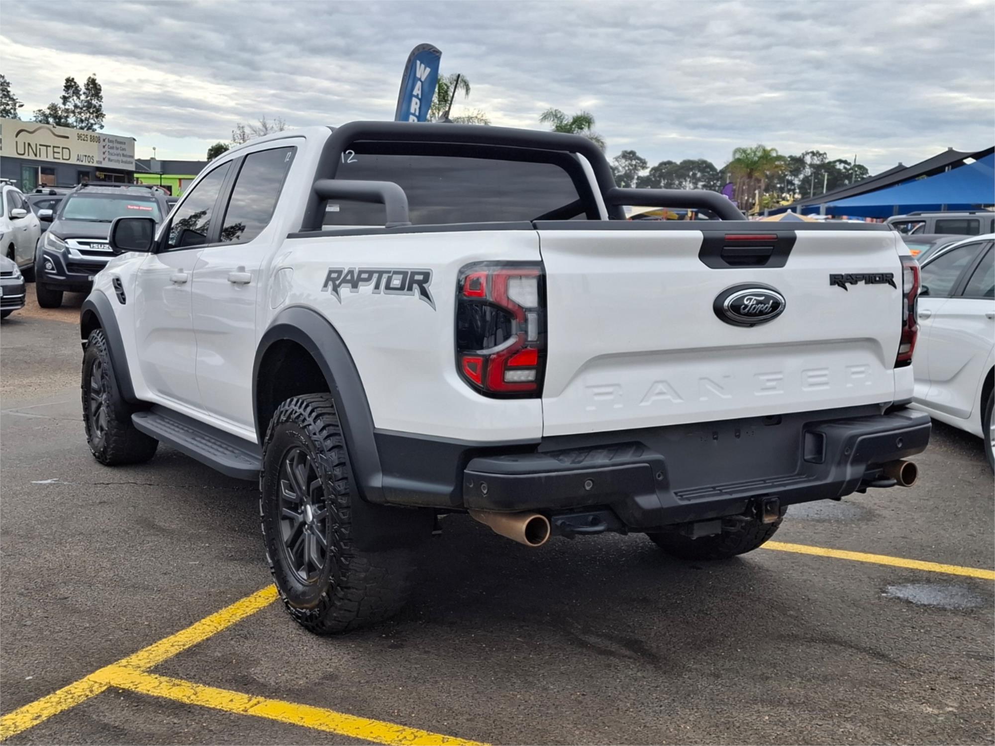 2023 FORD RANGER PY MY22 RAPTOR 3.0 (4x4) 10 SP AUTOMATIC DOUBLE CAB P/UP