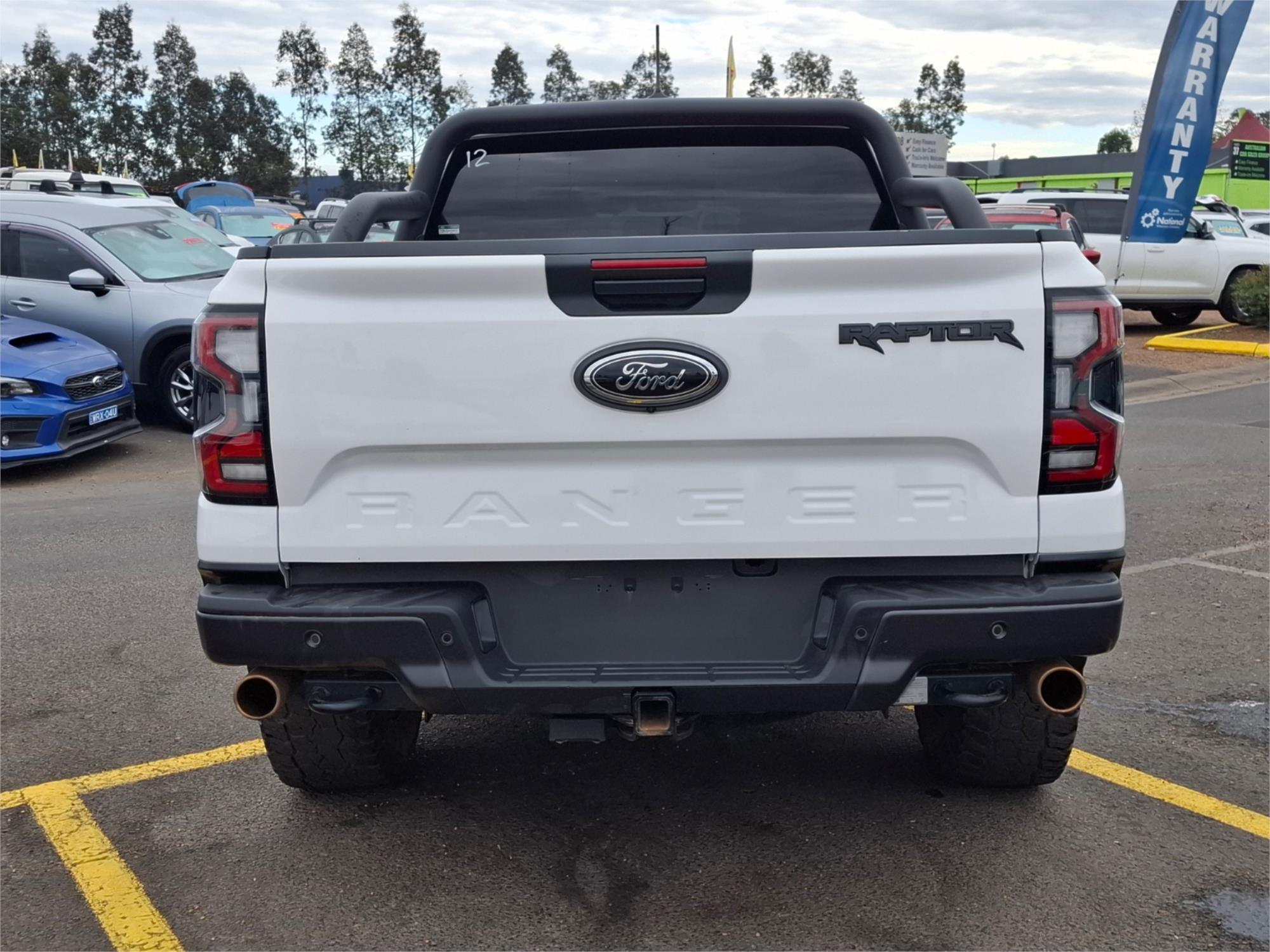 2023 FORD RANGER PY MY22 RAPTOR 3.0 (4x4) 10 SP AUTOMATIC DOUBLE CAB P/UP