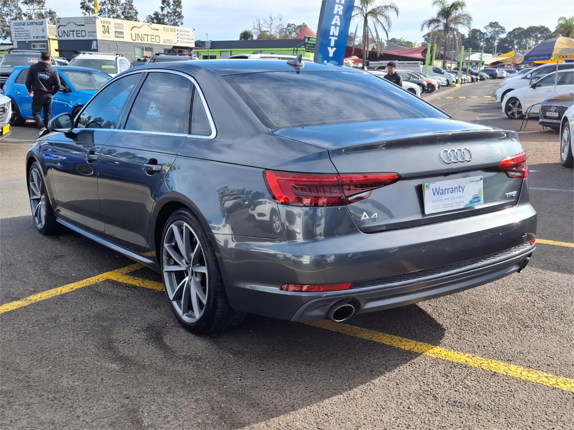 2016 AUDI A4 F4 (B9) 2.0 TFSI S TRONIC SPORT 7 SP AUTO DUAL CLUTCH 4D SEDAN