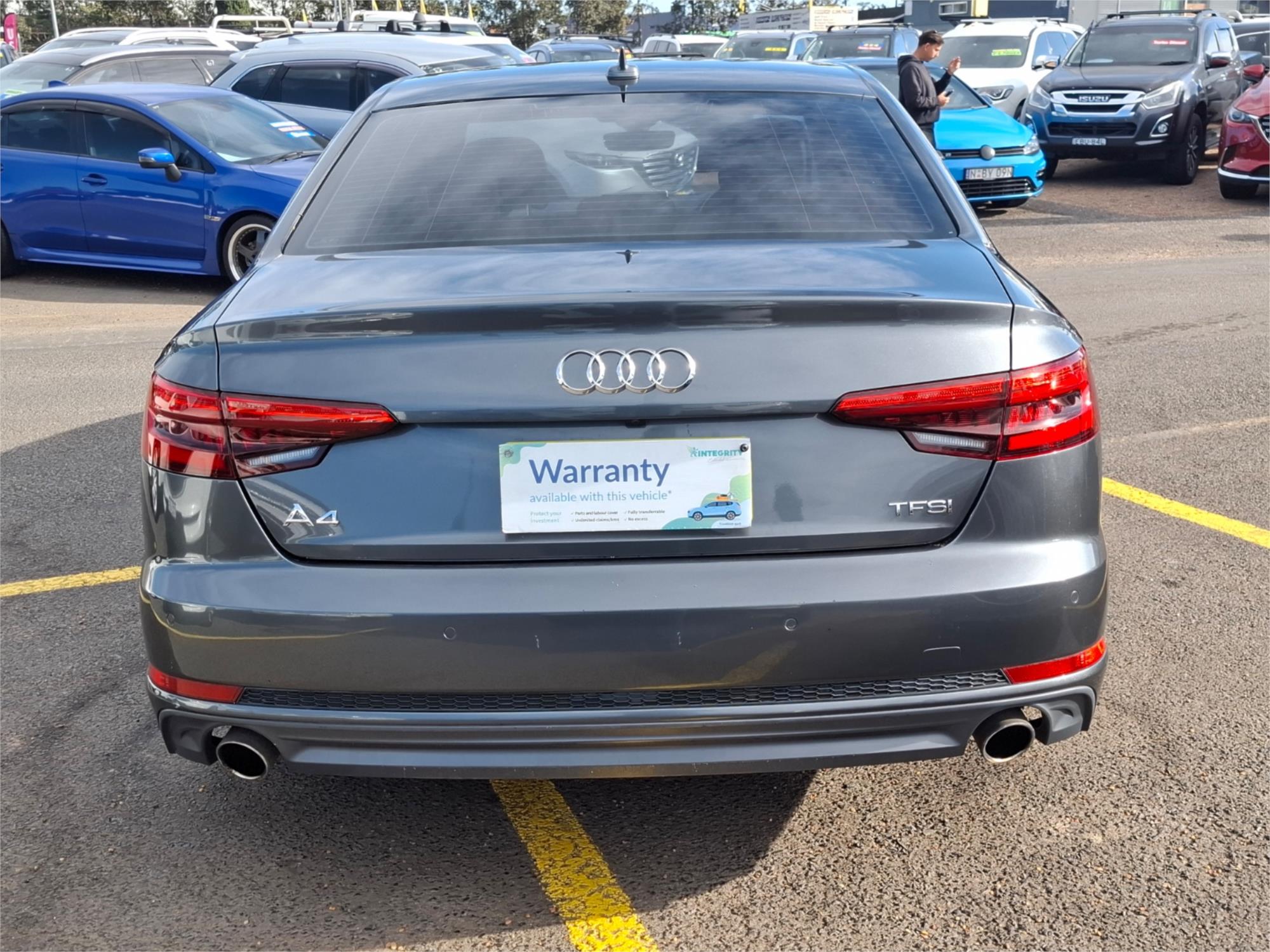2016 AUDI A4 F4 (B9) 2.0 TFSI S TRONIC SPORT 7 SP AUTO DUAL CLUTCH 4D SEDAN