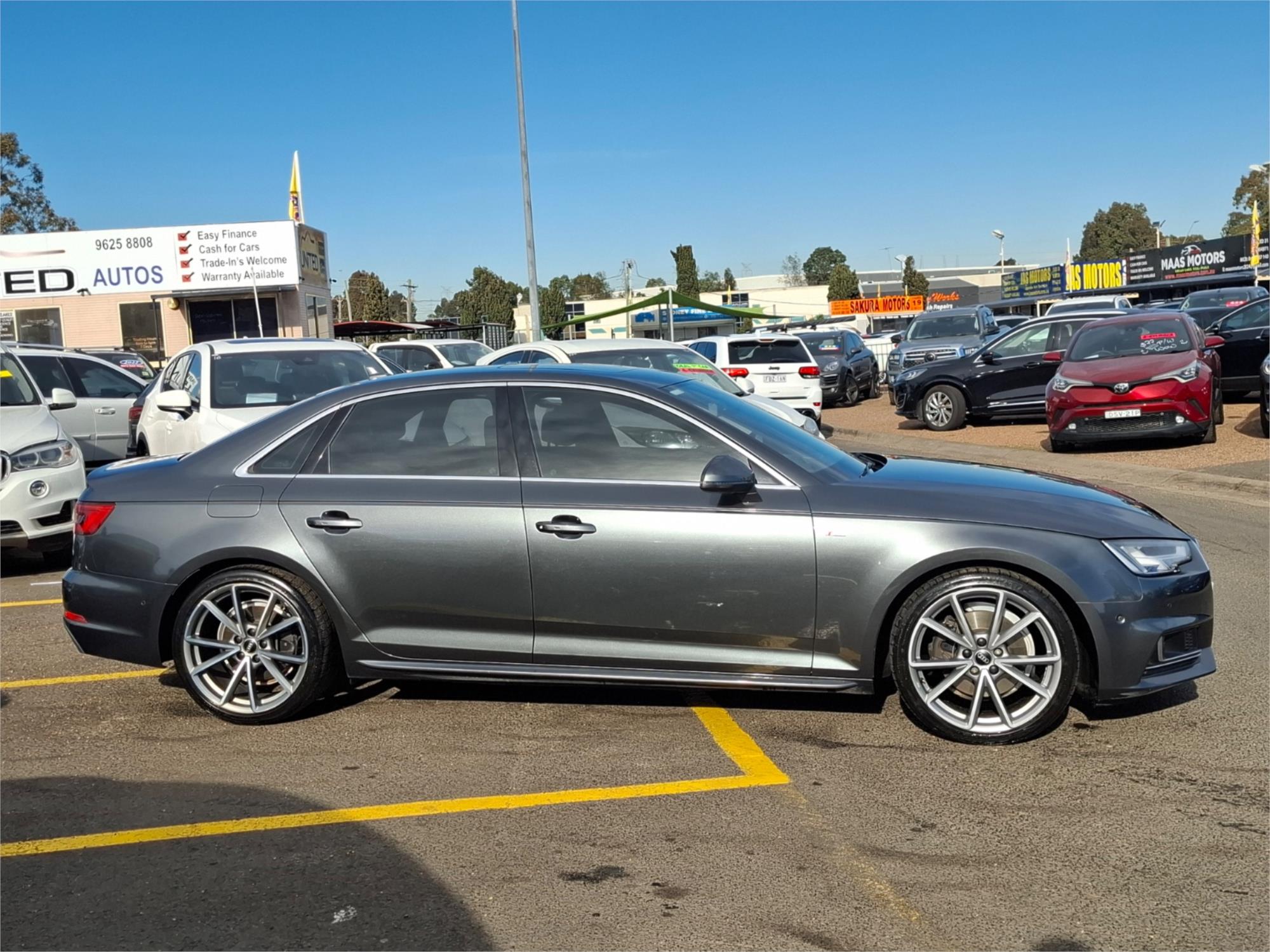 2016 AUDI A4 F4 (B9) 2.0 TFSI S TRONIC SPORT 7 SP AUTO DUAL CLUTCH 4D SEDAN