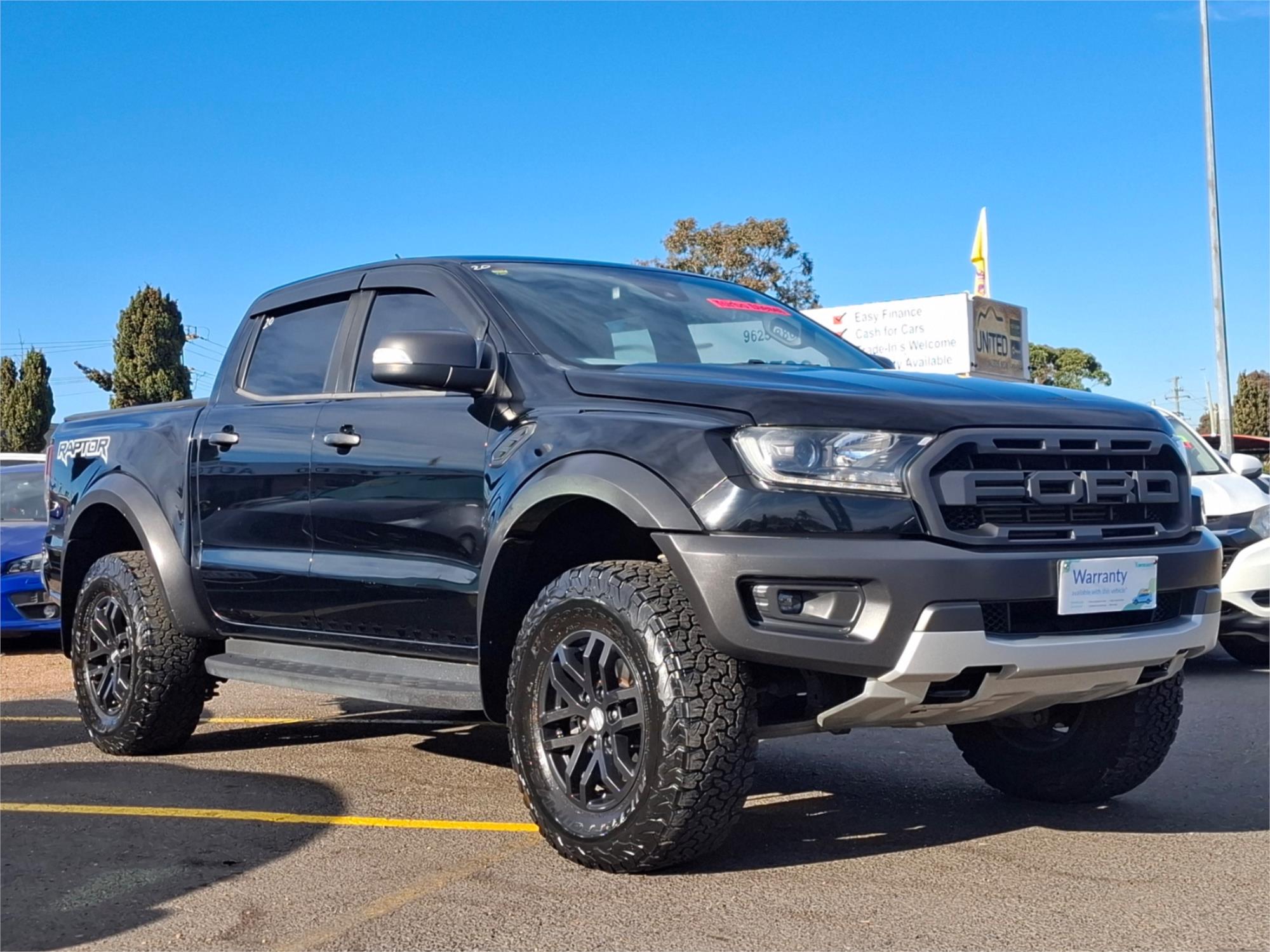 2018 FORD RANGER PX MKIII MY19 RAPTOR 2.0 (4x4) 10 SP AUTOMATIC DOUBLE CAB P/UP