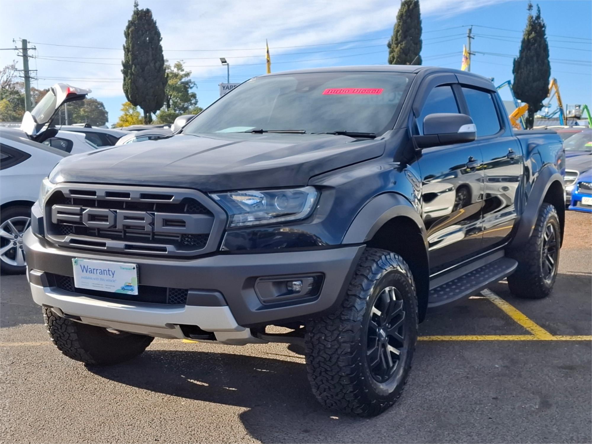 2018 FORD RANGER PX MKIII MY19 RAPTOR 2.0 (4x4) 10 SP AUTOMATIC DOUBLE CAB P/UP