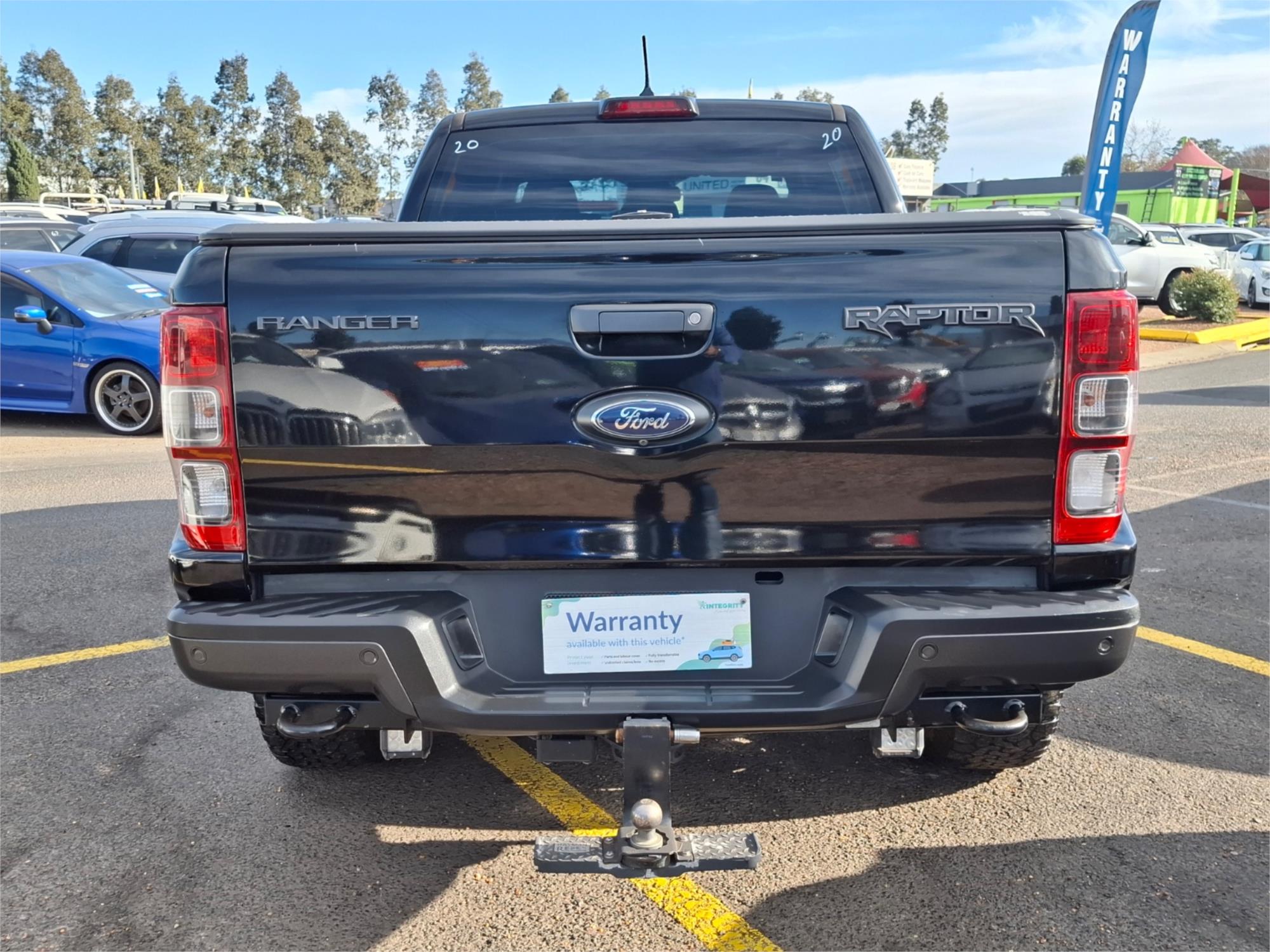 2018 FORD RANGER PX MKIII MY19 RAPTOR 2.0 (4x4) 10 SP AUTOMATIC DOUBLE CAB P/UP