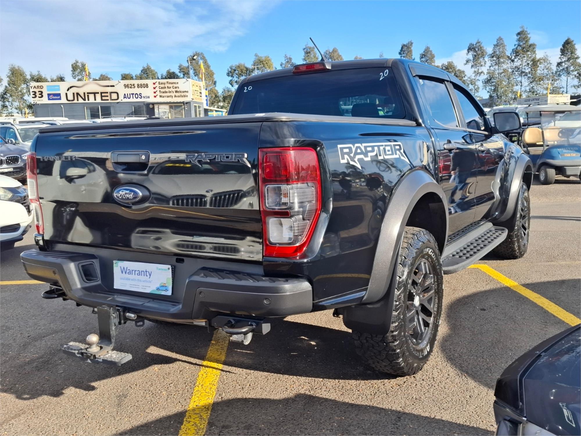 2018 FORD RANGER PX MKIII MY19 RAPTOR 2.0 (4x4) 10 SP AUTOMATIC DOUBLE CAB P/UP