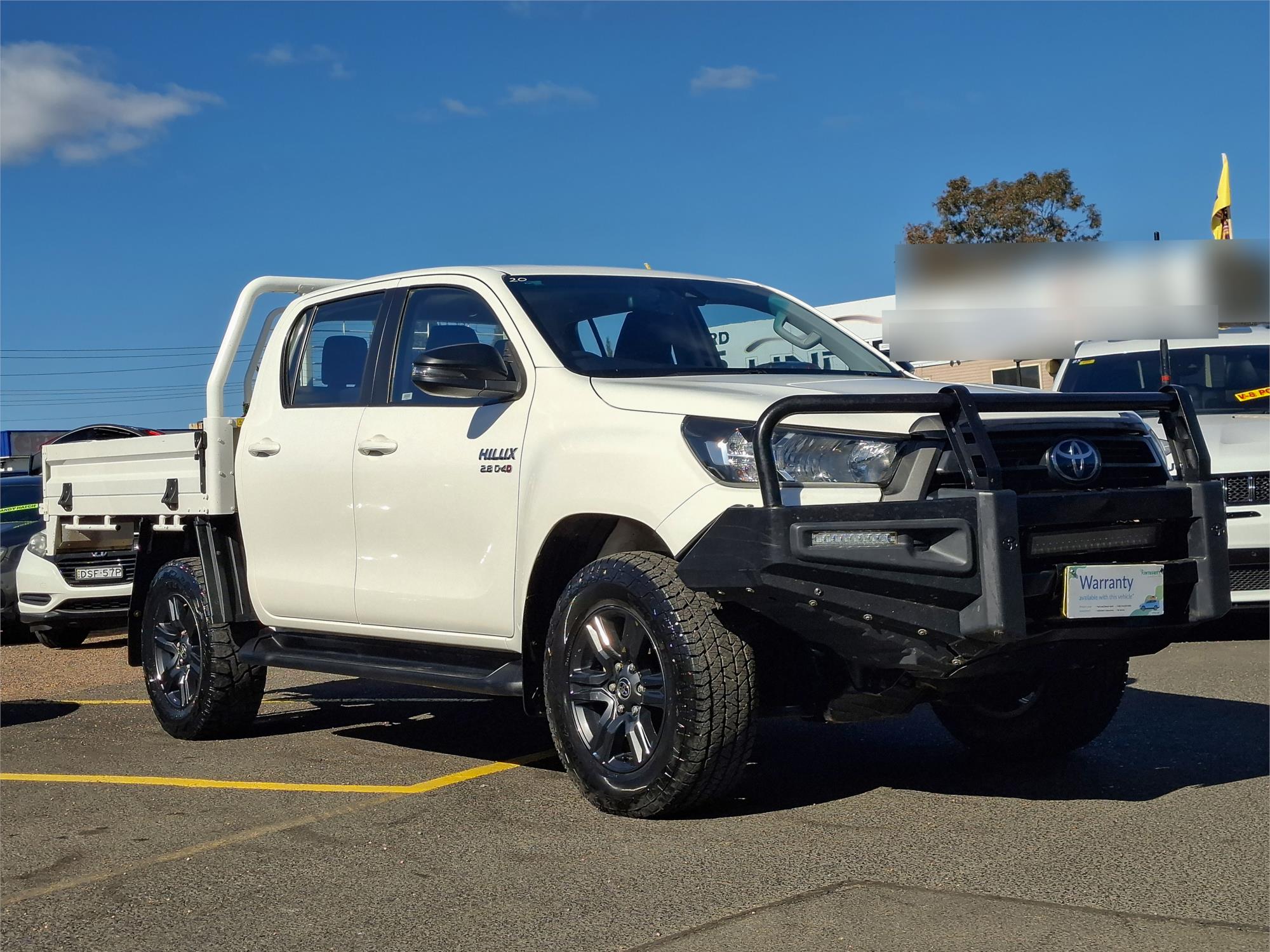 2023 TOYOTA HILUX GUN126R SR (4x4) 6 SP AUTOMATIC C/CHAS