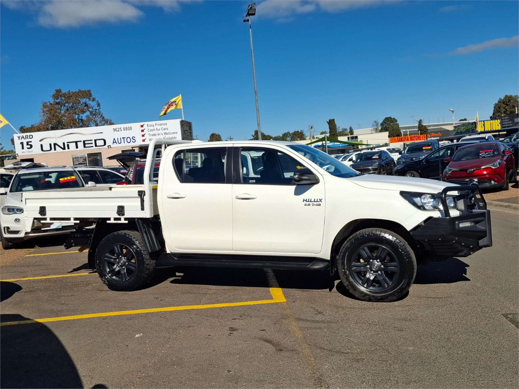 2023 TOYOTA HILUX GUN126R SR (4x4) 6 SP AUTOMATIC C/CHAS