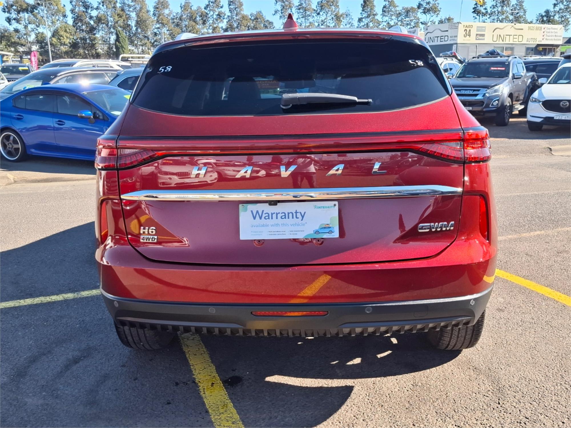 2022 GWM HAVAL H6 B01 ULTRA 7 SP AUTO DUAL CLUTCH 4D WAGON