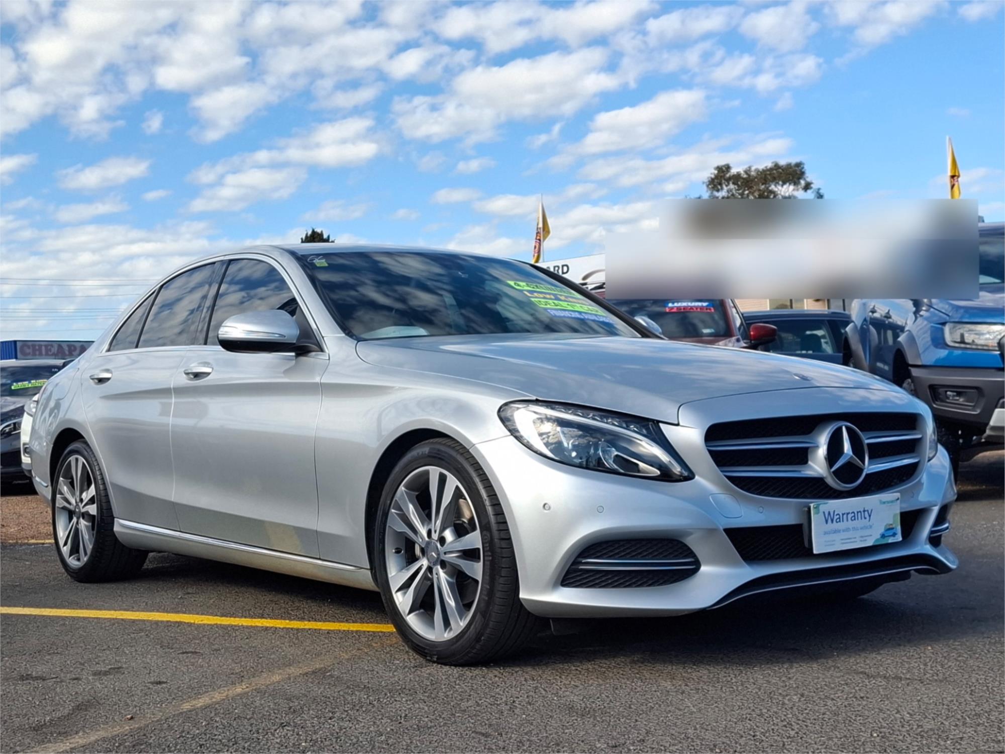 2015 MERCEDES-BENZ C200 205 7 SP AUTOMATIC 4D SEDAN