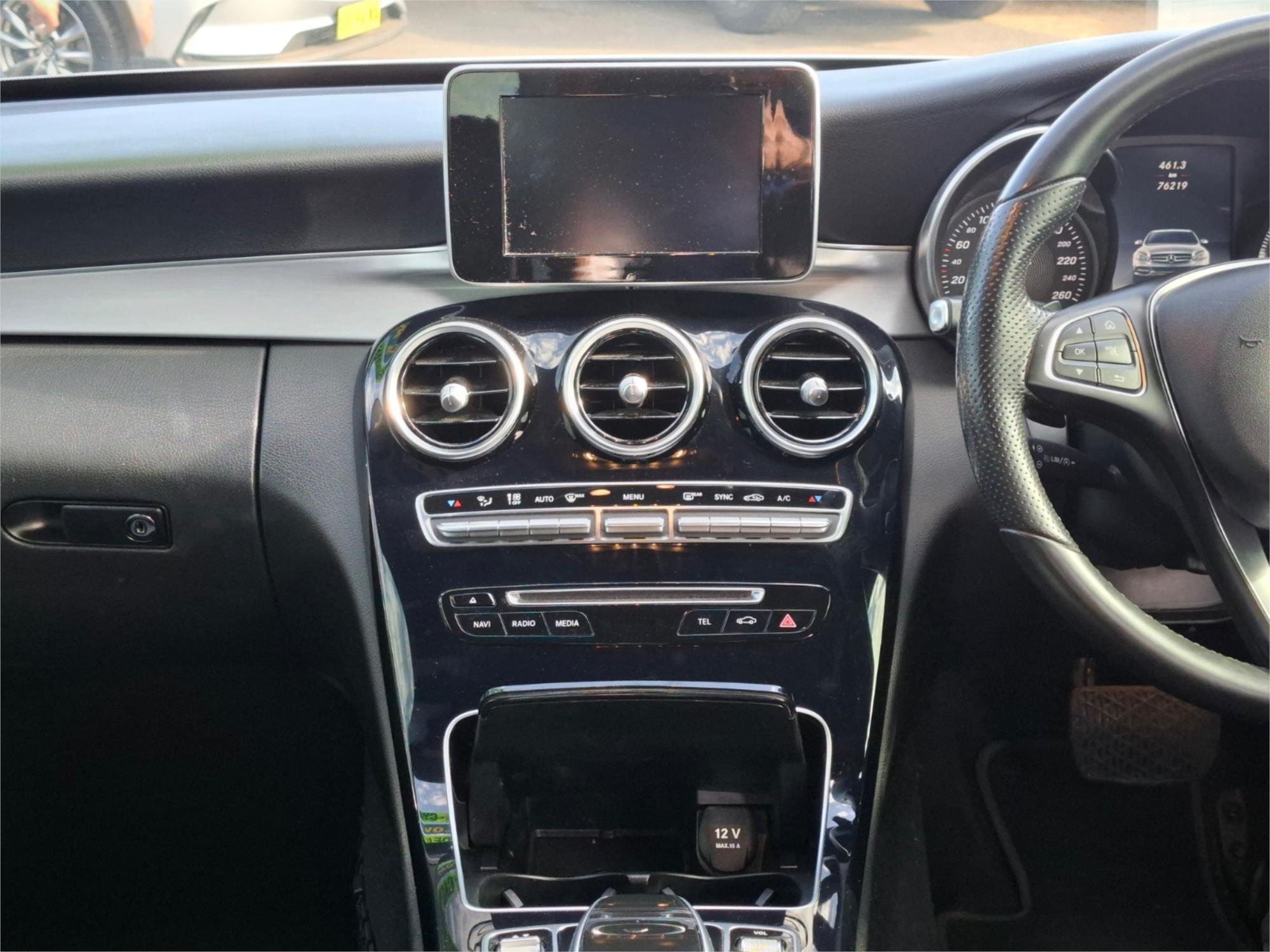 2015 MERCEDES-BENZ C200 205 7 SP AUTOMATIC 4D SEDAN