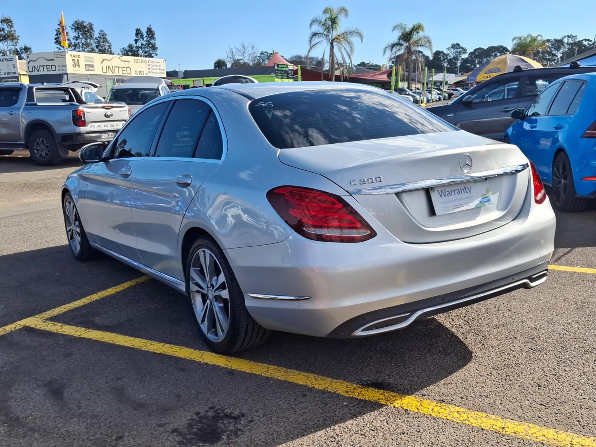 2015 MERCEDES-BENZ C200 205 7 SP AUTOMATIC 4D SEDAN