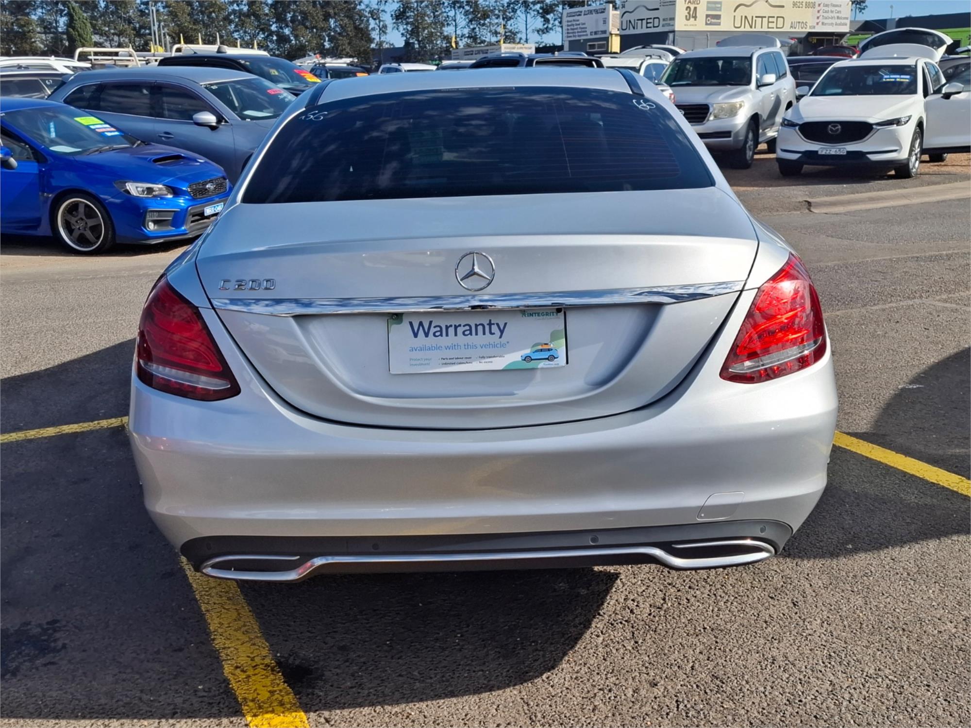 2015 MERCEDES-BENZ C200 205 7 SP AUTOMATIC 4D SEDAN