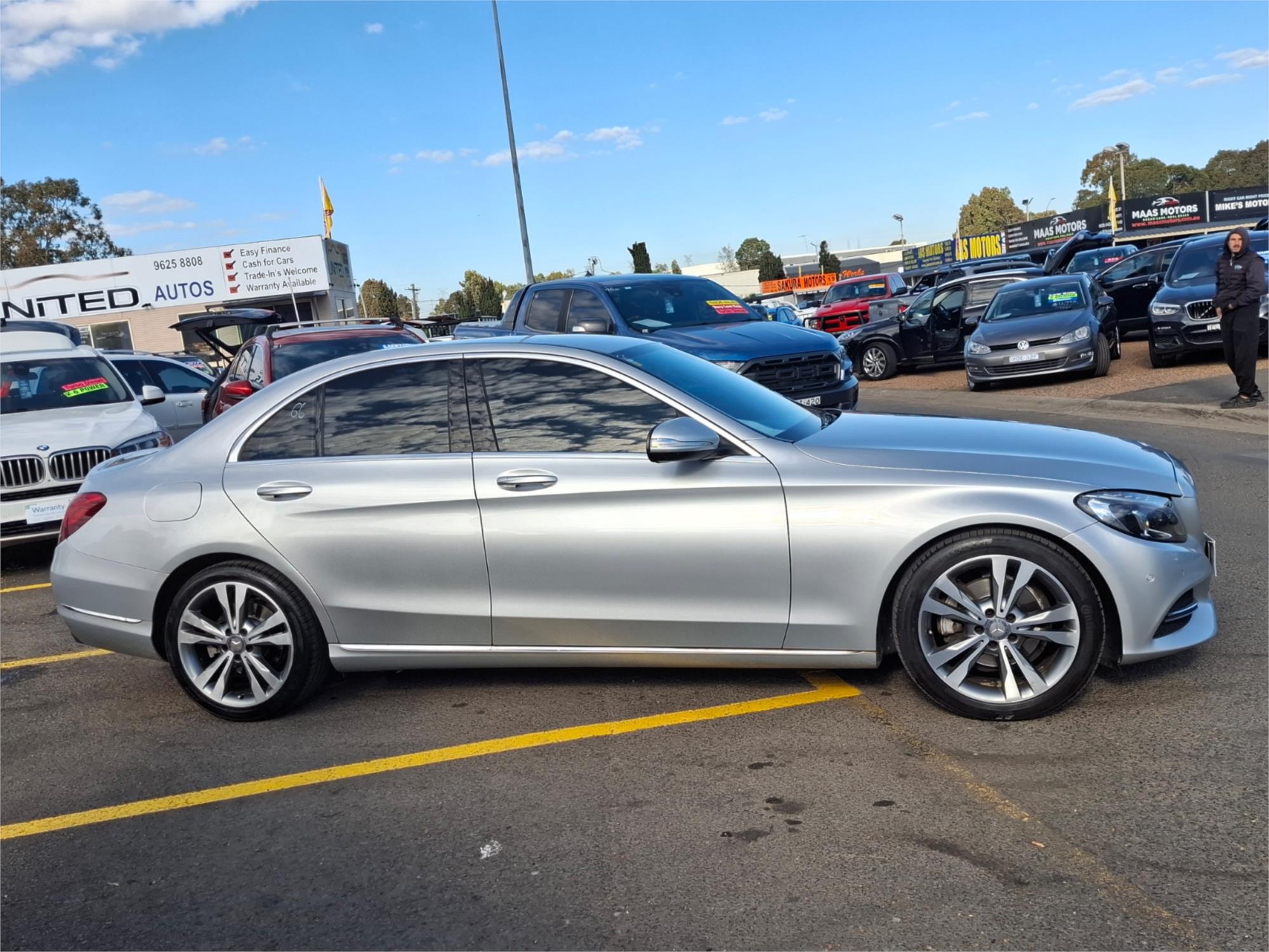 2015 MERCEDES-BENZ C200 205 7 SP AUTOMATIC 4D SEDAN