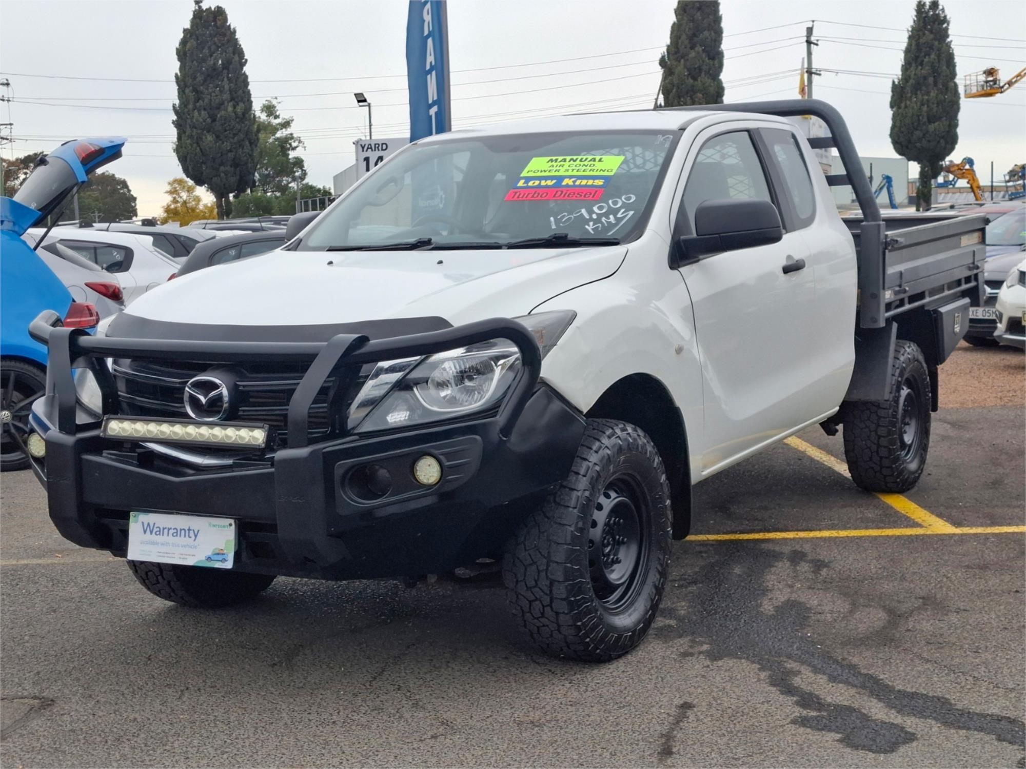 2019 MAZDA BT-50 XT (4x4) (5YR) 6 SP MANUAL C/CHAS
