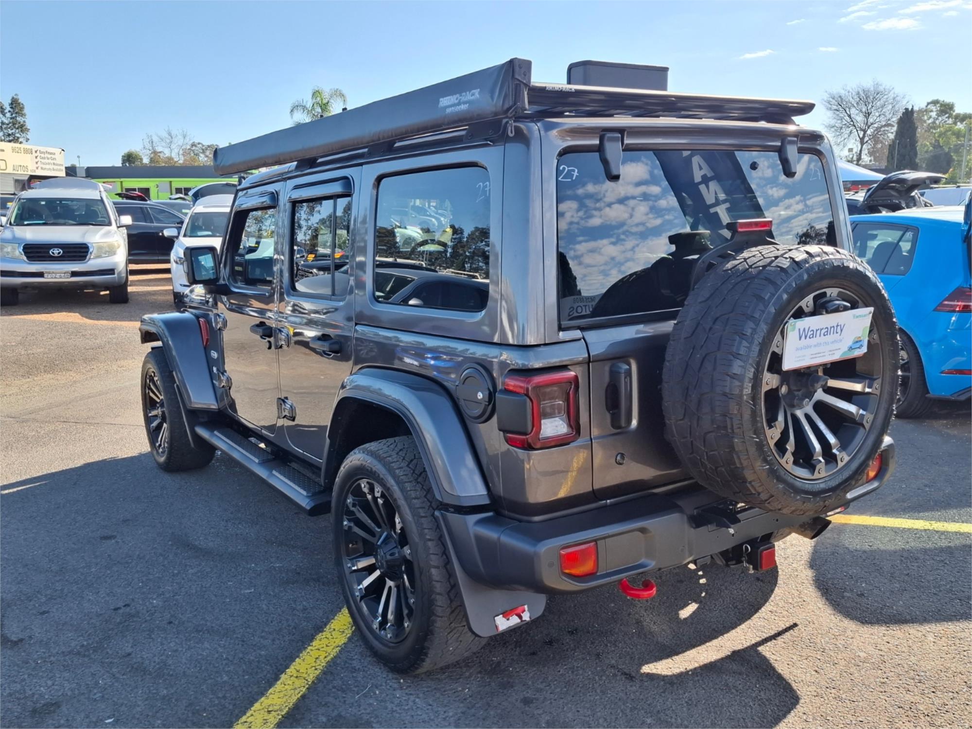 2020 JEEP WRANGLER JL MY20 OVERLAND (4x4) 8 SP AUTOMATIC 2D HARDTOP