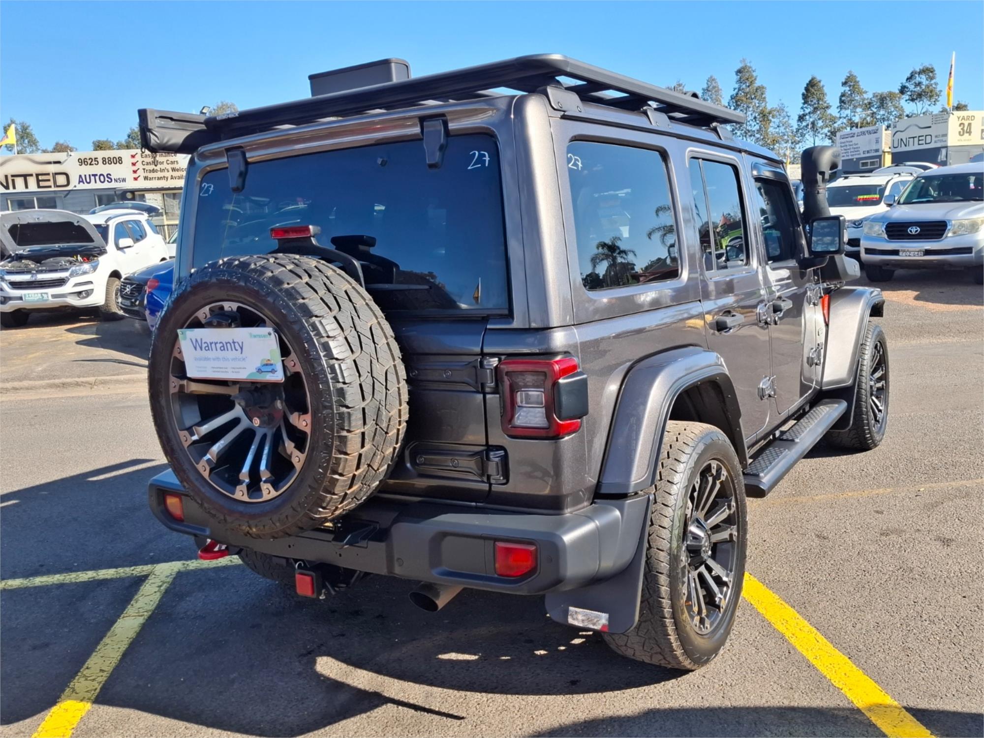 2020 JEEP WRANGLER JL MY20 OVERLAND (4x4) 8 SP AUTOMATIC 2D HARDTOP