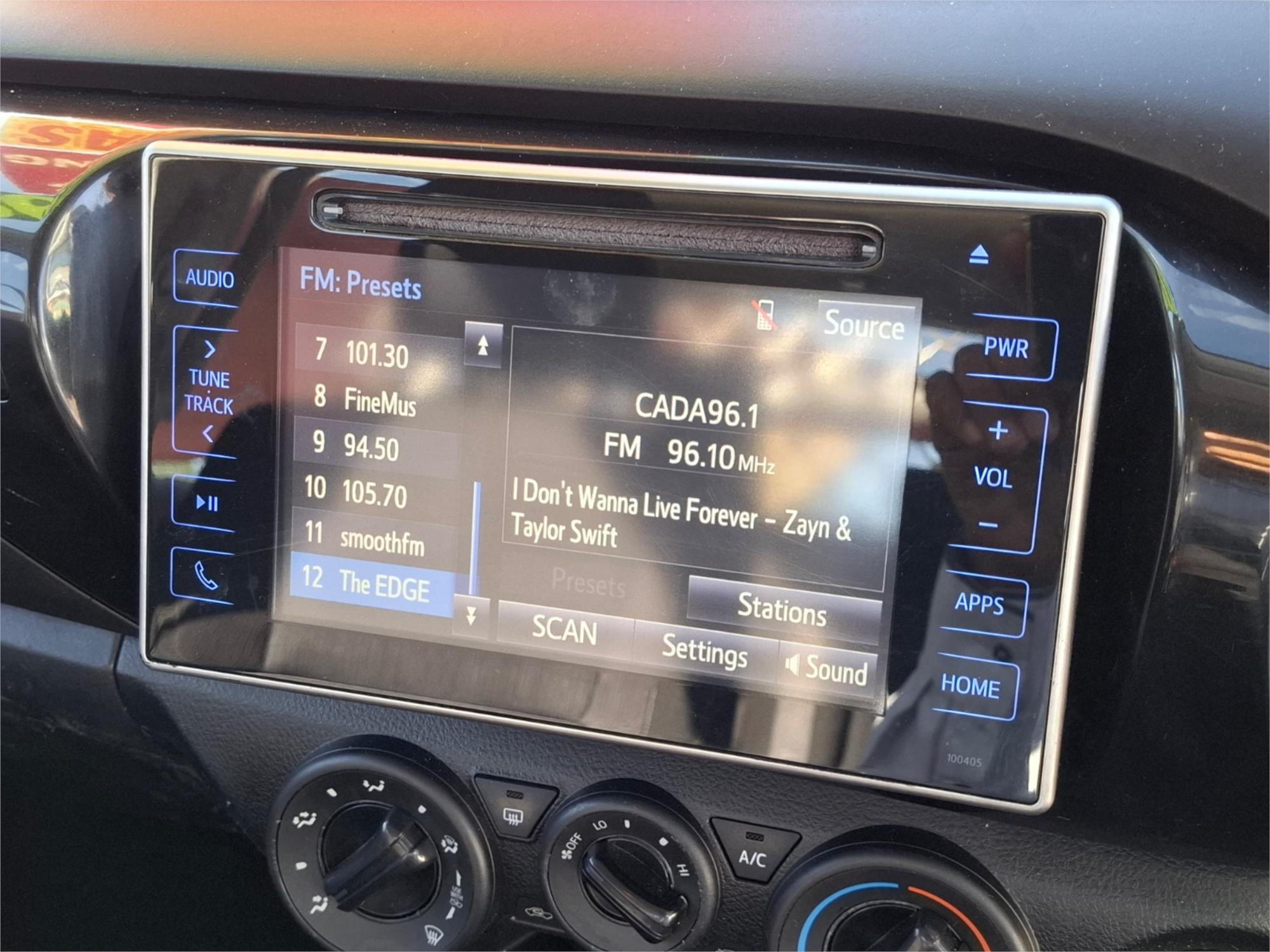 2015 TOYOTA HILUX GUN136R SR HI-RIDER 6 SP AUTOMATIC DUAL CAB UTILITY