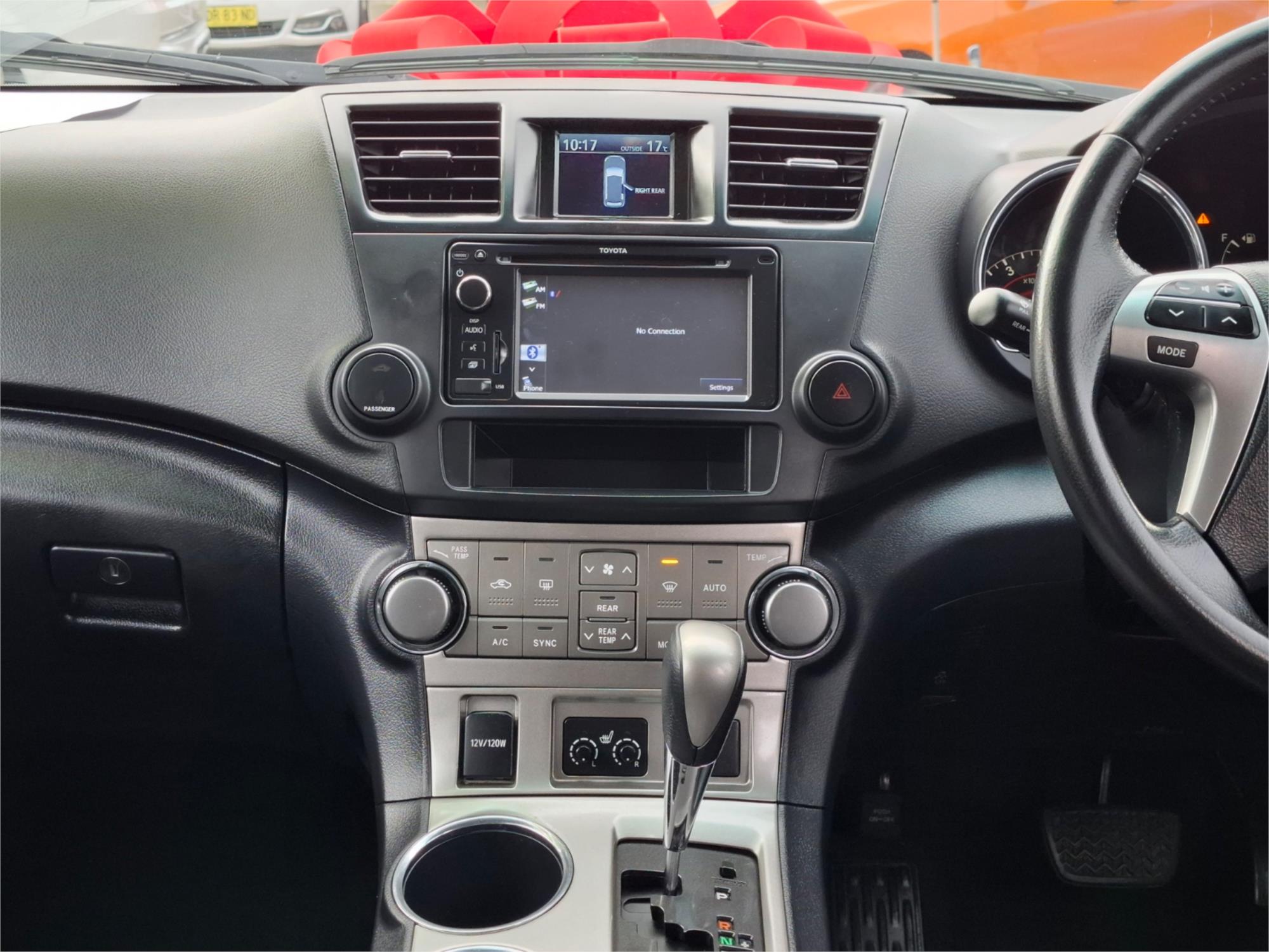 2012 TOYOTA KLUGER GSU40R MY11 UPGRADE KX-R (FWD) 5 SEAT 5 SP AUTOMATIC 4D WAGON