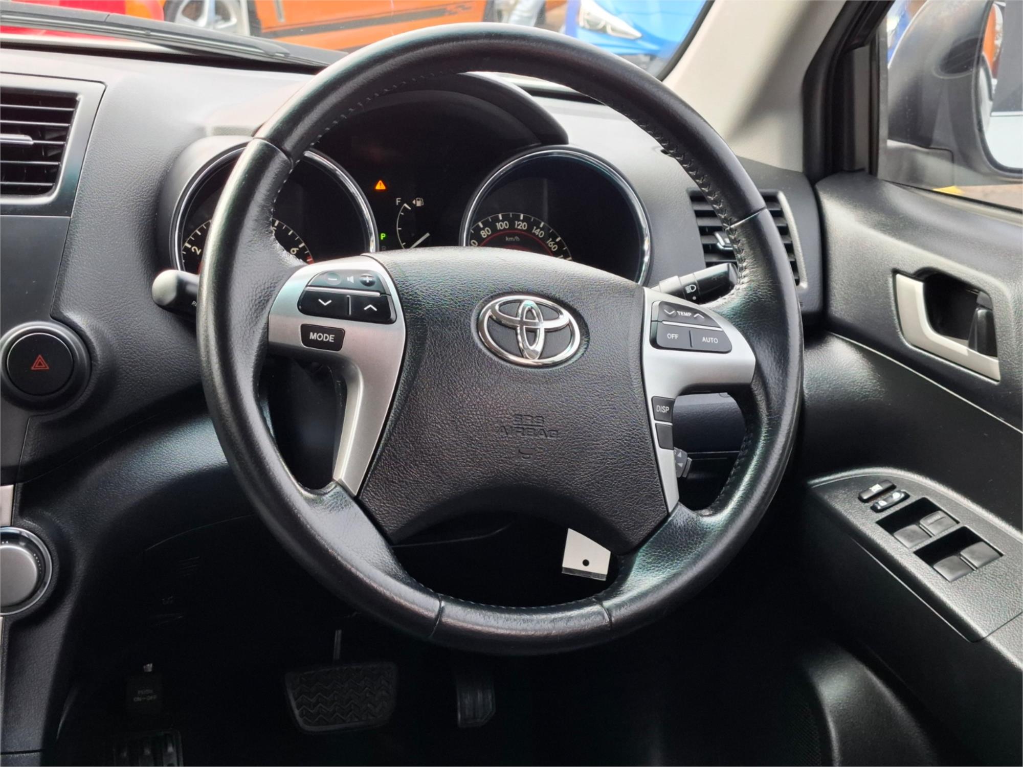 2012 TOYOTA KLUGER GSU40R MY11 UPGRADE KX-R (FWD) 5 SEAT 5 SP AUTOMATIC 4D WAGON