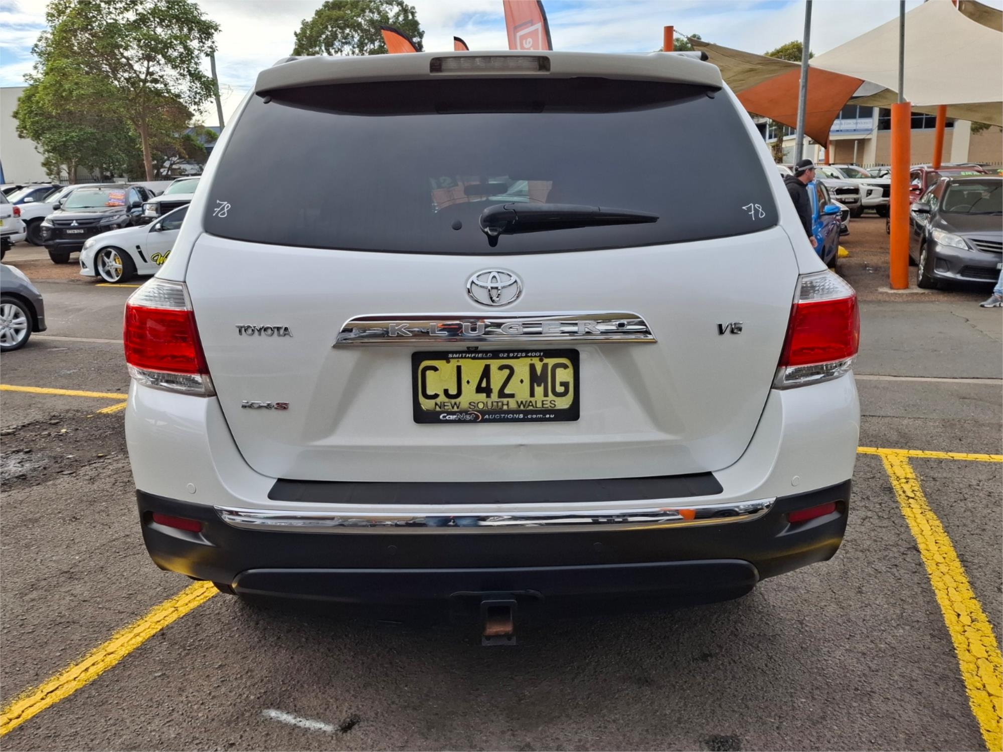 2012 TOYOTA KLUGER GSU40R MY11 UPGRADE KX-R (FWD) 5 SEAT 5 SP AUTOMATIC 4D WAGON