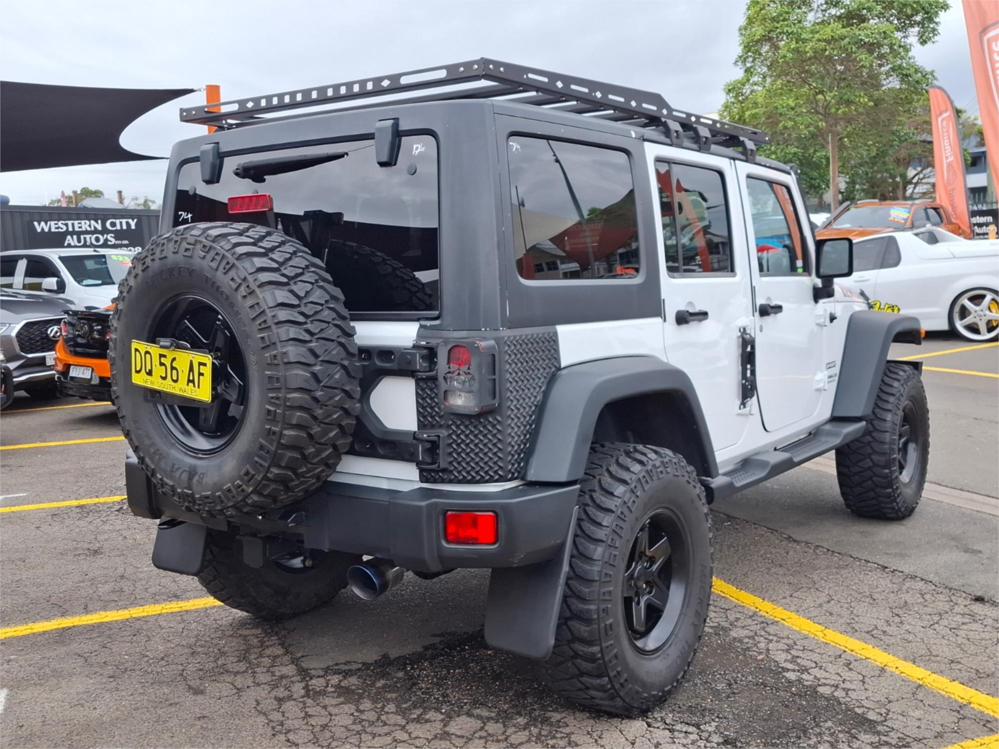 2013 JEEP WRANGLER JK UNLIMITED AUTOMATIC SOFT TOP