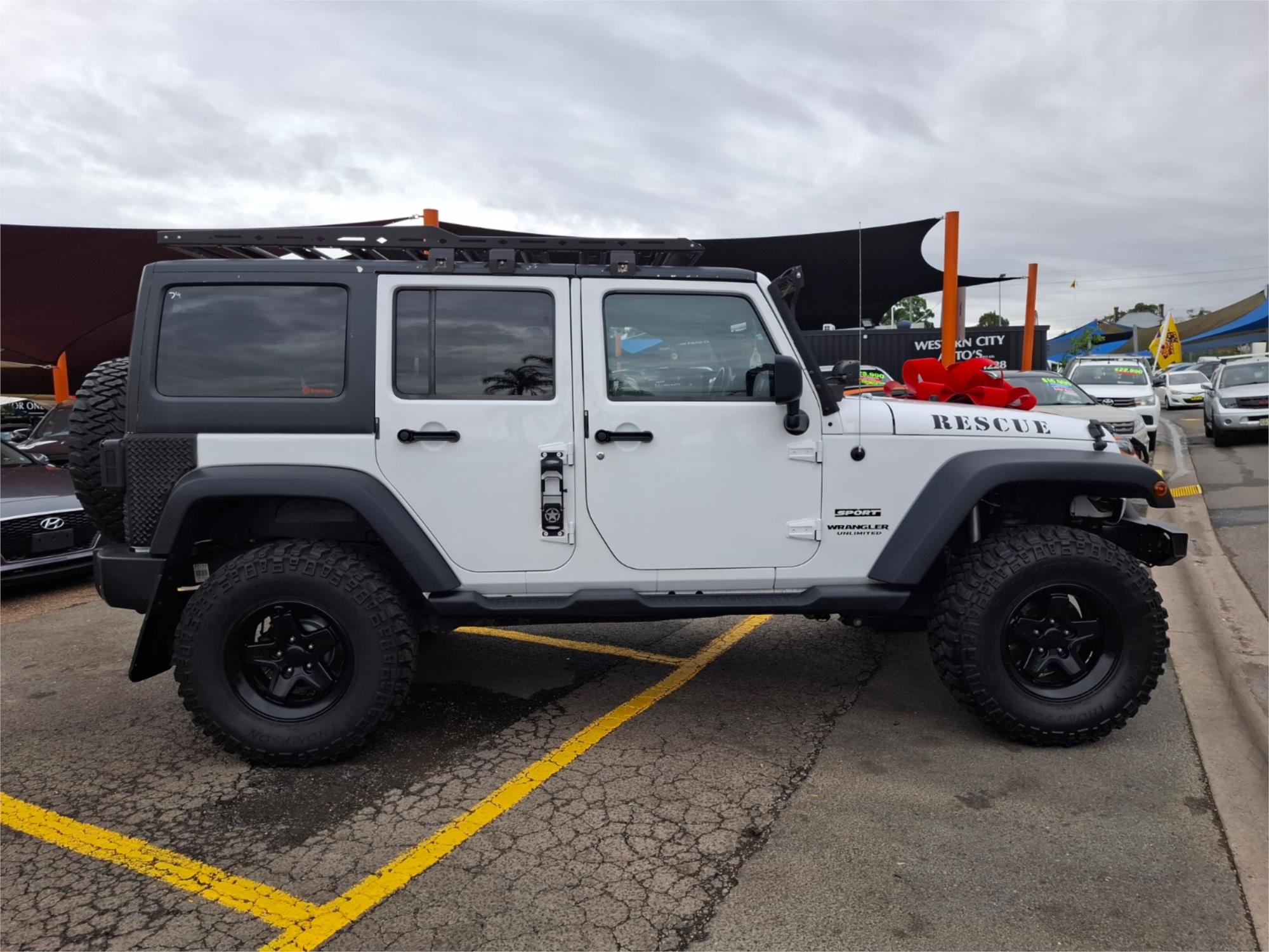 2013 JEEP WRANGLER JK UNLIMITED AUTOMATIC SOFT TOP