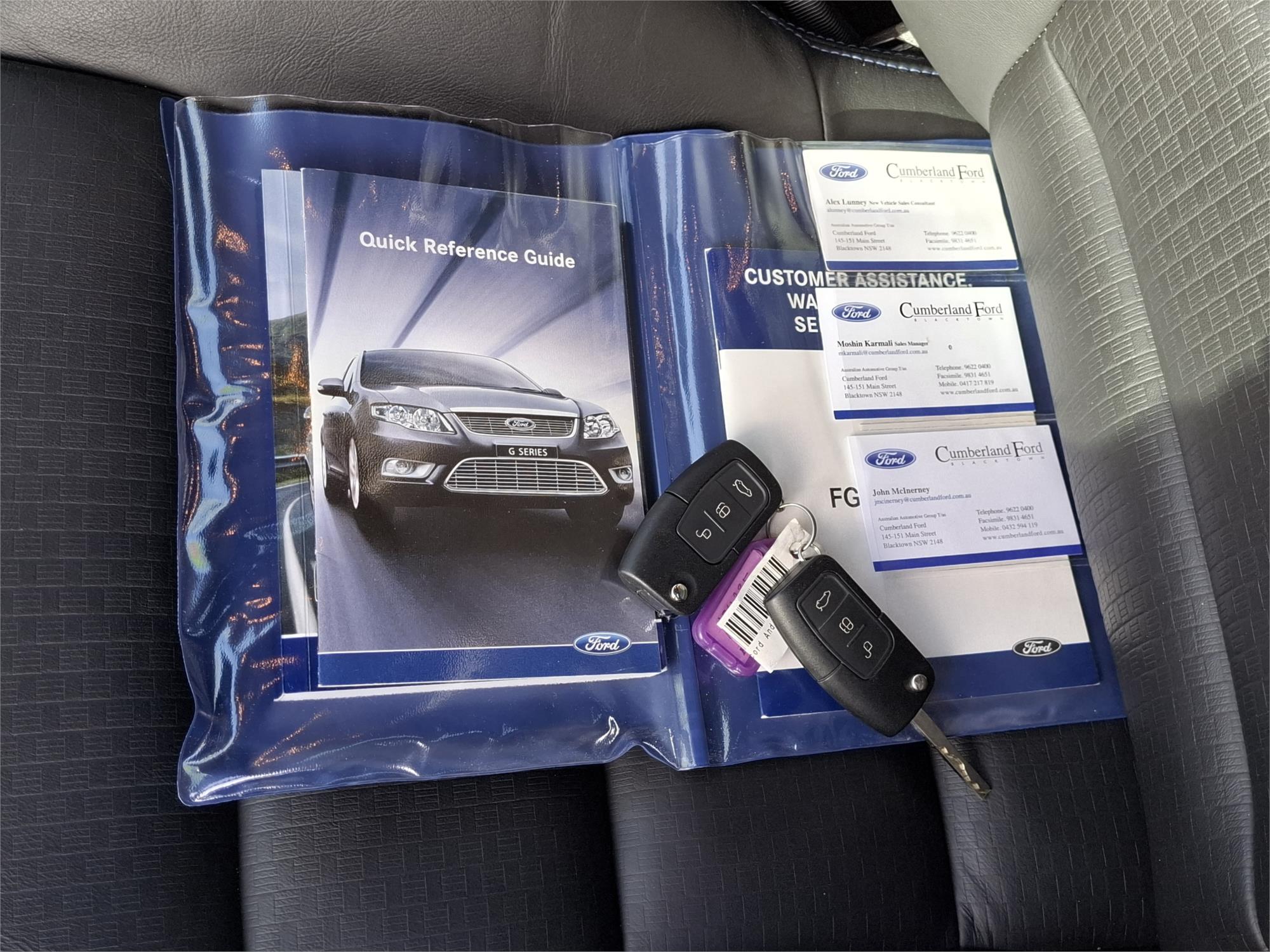 2010 FORD FALCON FG XR8 6 SP AUTO SEQ SPORTSHIFT 4D SEDAN
