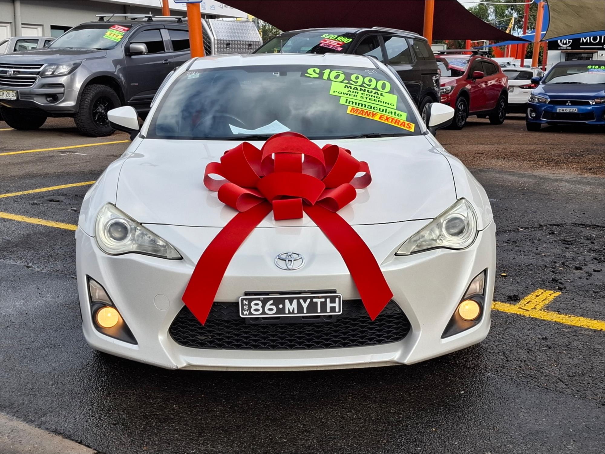 2012 TOYOTA 86 ZN6 GT 6 SP MANUAL 2D COUPE