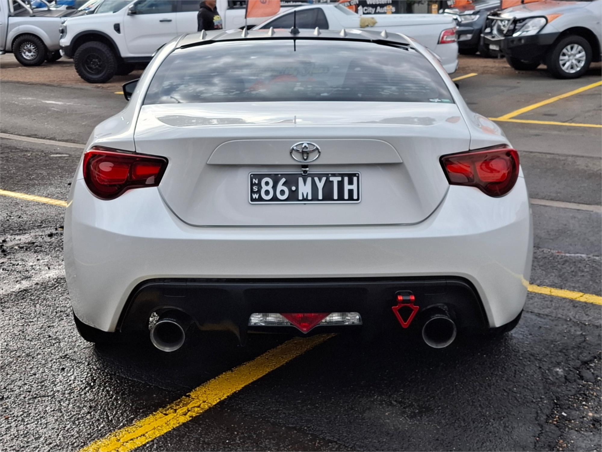 2012 TOYOTA 86 ZN6 GT 6 SP MANUAL 2D COUPE