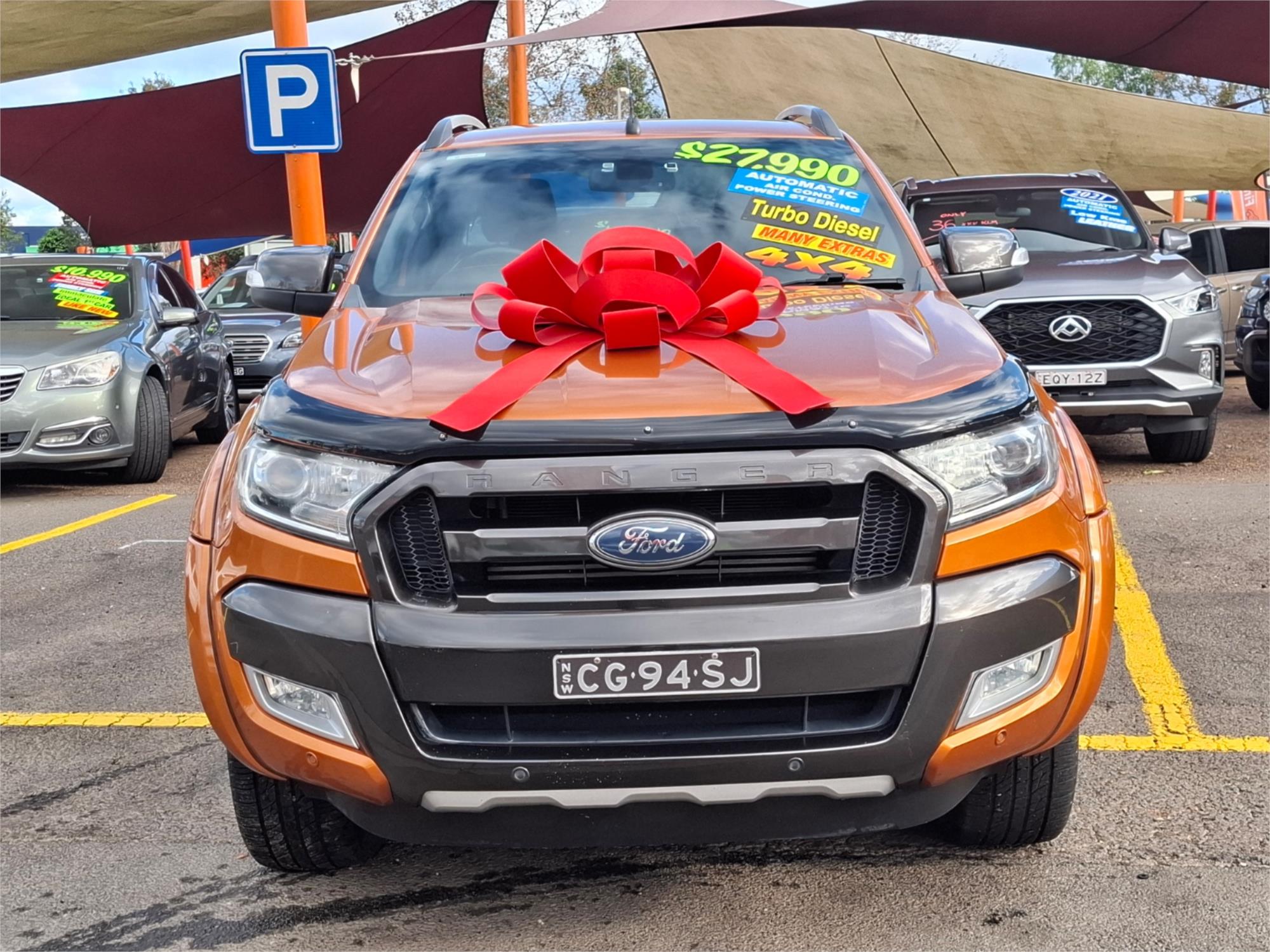 2016 FORD RANGER PX MKII MY17 WILDTRAK 3.2 (4x4) 6 SP AUTOMATIC DUAL CAB P/UP