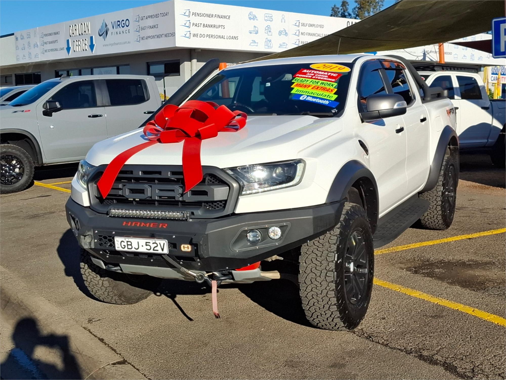 2019 FORD RANGER PX MKIII MY19 RAPTOR 2.0 (4x4) 10 SP AUTOMATIC DOUBLE CAB P/UP