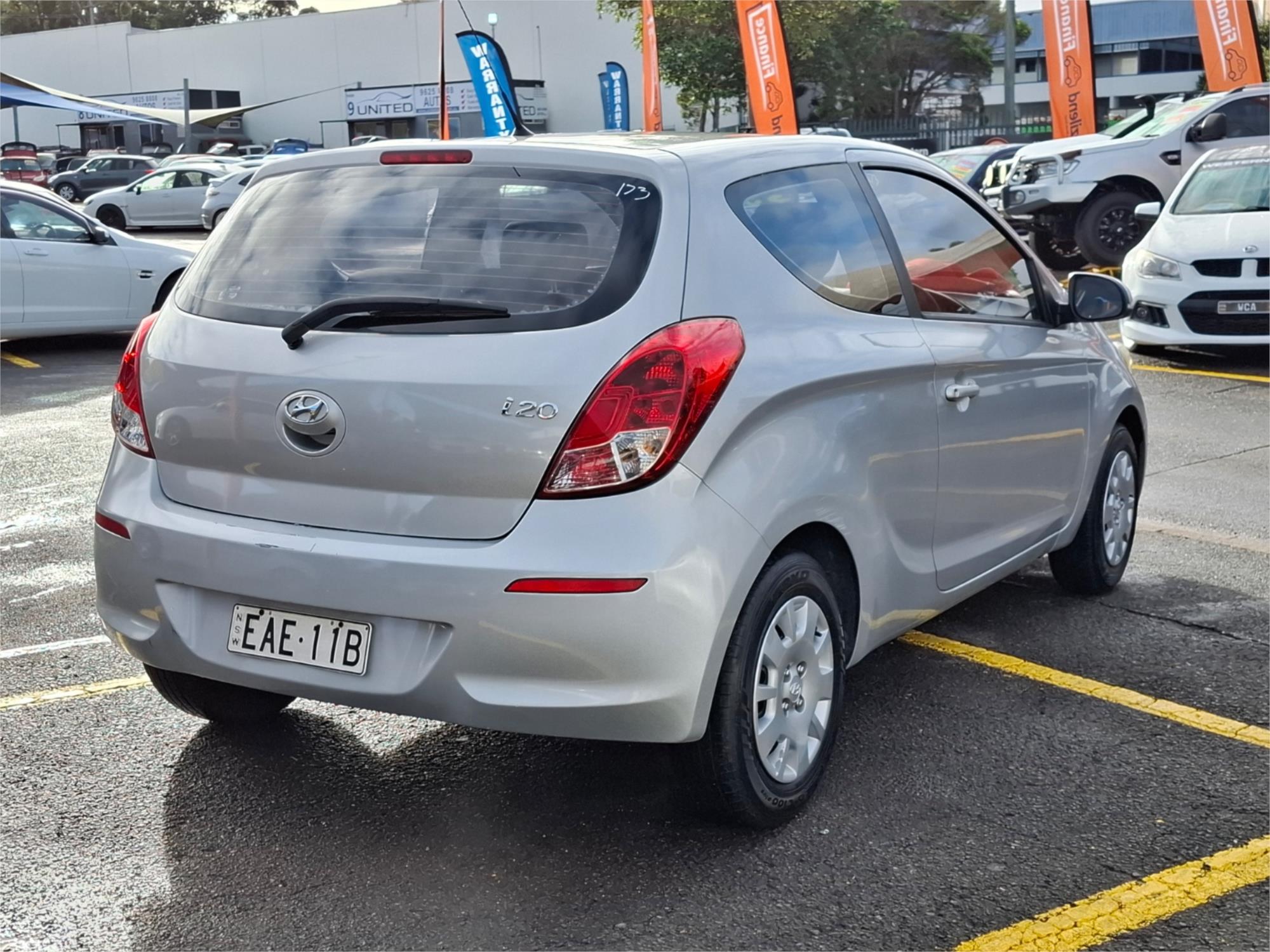 2012 HYUNDAI i20 PB MY12 ACTIVE 4 SP AUTOMATIC 3D HATCHBACK