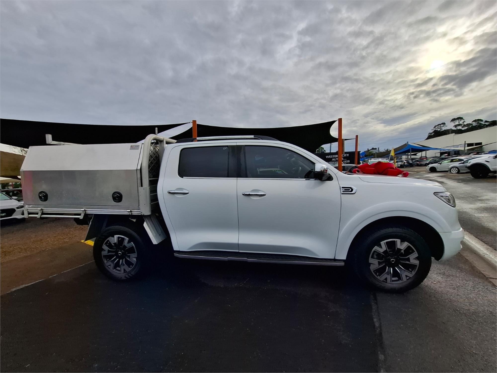 2023 GWM UTE NPW CANNON-L (4x4) 8 SP AUTOMATIC DUAL CAB CHASSIS TRAY
