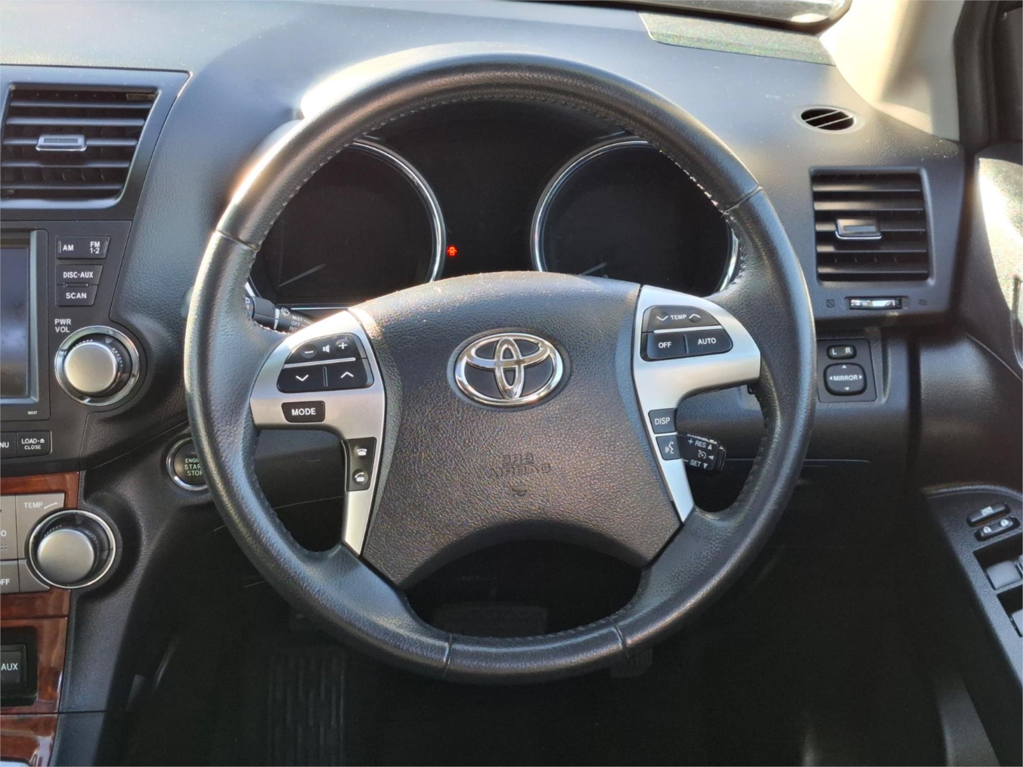 2011 TOYOTA KLUGER GSU40R MY11 UPGRADE GRANDE (FWD) 5 SP AUTOMATIC 4D WAGON