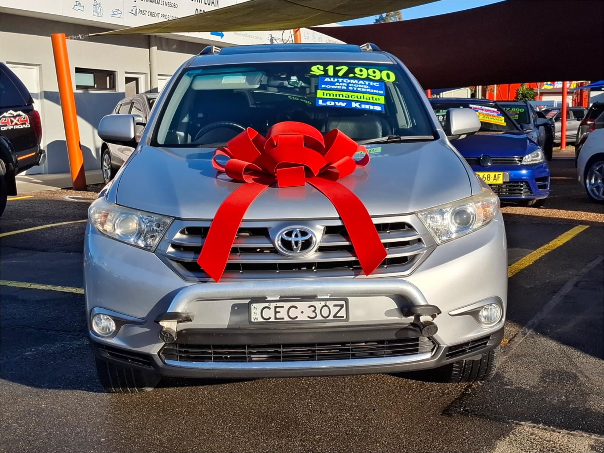 2011 TOYOTA KLUGER GSU40R MY11 UPGRADE GRANDE (FWD) 5 SP AUTOMATIC 4D WAGON